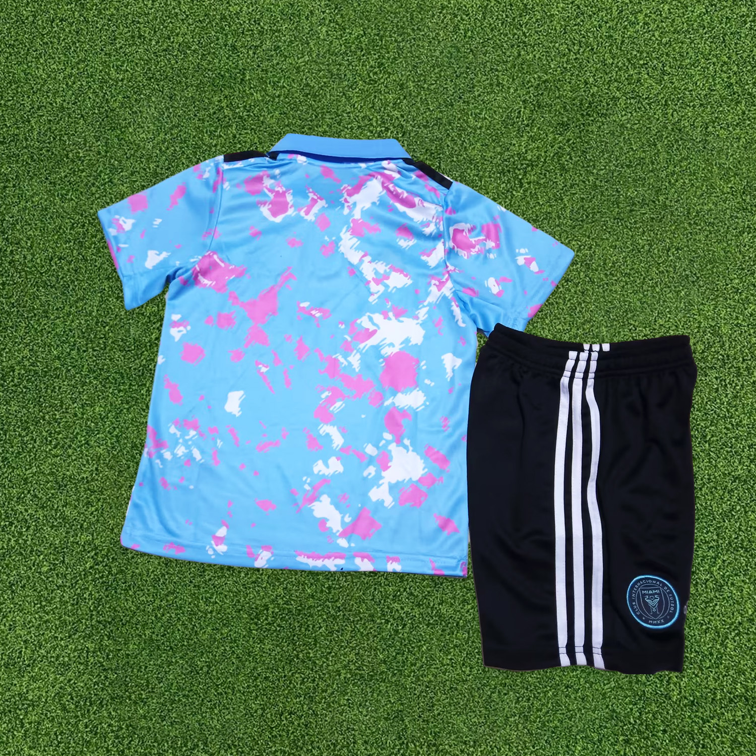 INT M.A.M 23-24 Blue Training Kids Kit - UnitedFutballJersey