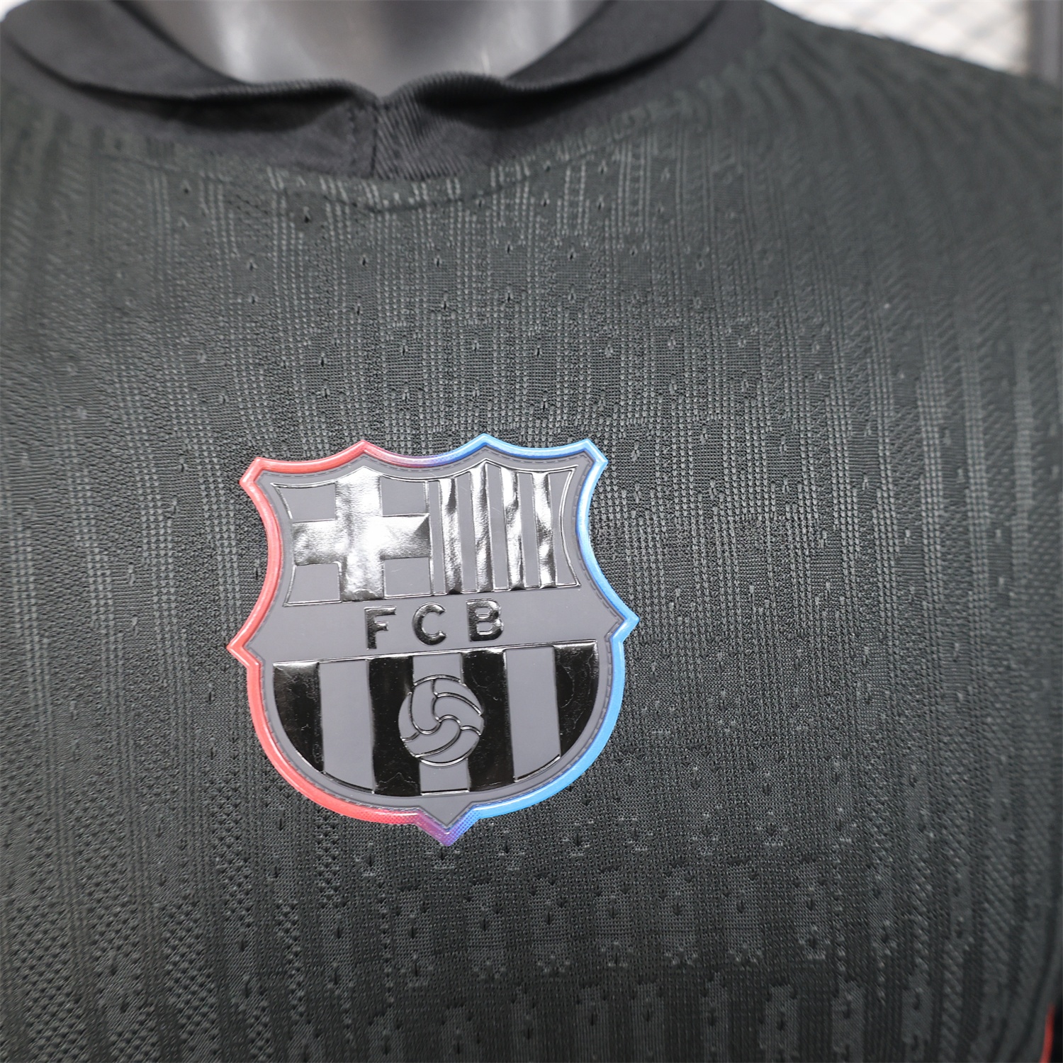 B.A.R.S.A x Travis Scott 24-25 Away Black Long Sleeves Jersey - Player Version - UnitedFutballJersey