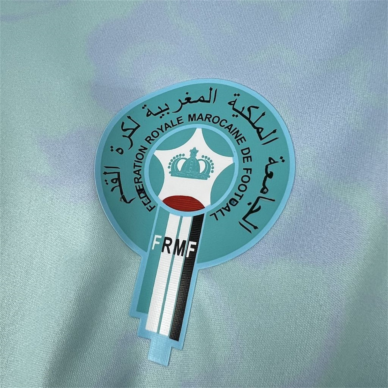 Morocco 25-26 Blue Gradient Auspicious Cloud Pattern Special Jersey - Fans Version - UnitedFutballJersey