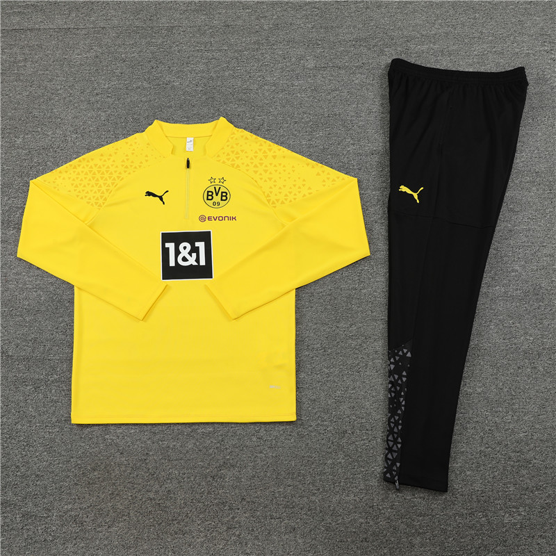 Dortmund 23-24 Long Sleeve Training Set -Yellow - UnitedFutballJersey