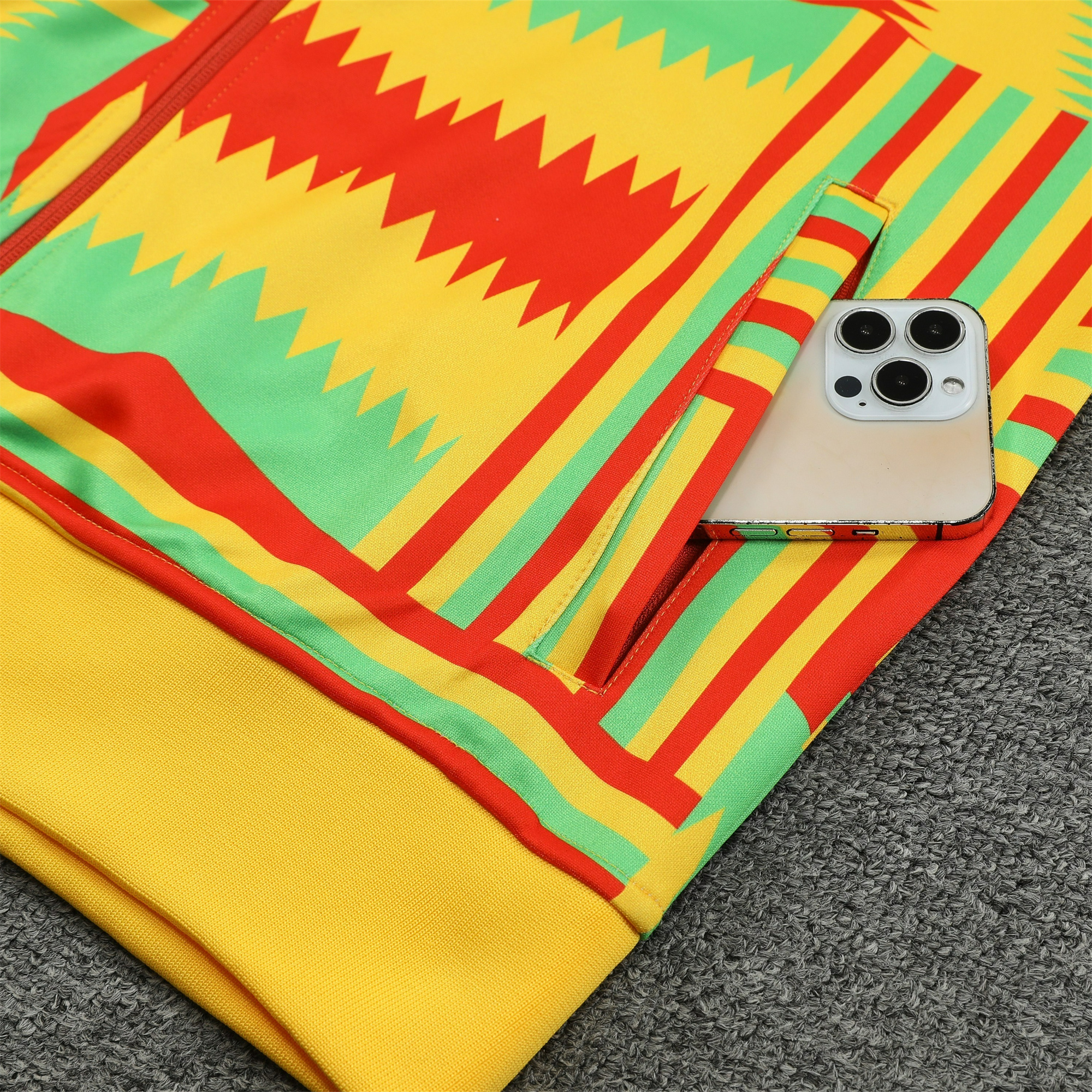 Ghana 23-24 Jacket Training Tracksuit - Yellow - UnitedFutballJersey