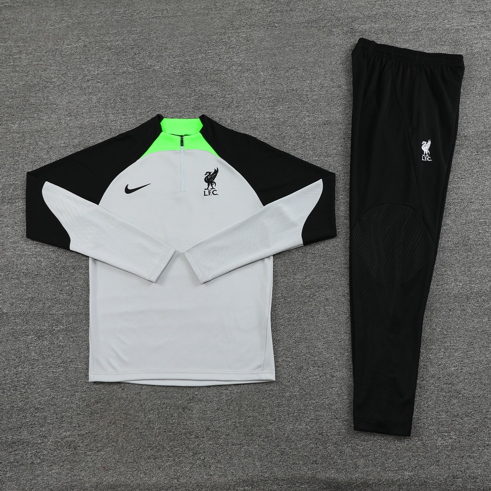 Liver.pool23-24 Long Sleeve Training Set - Grey - UnitedFutballJersey