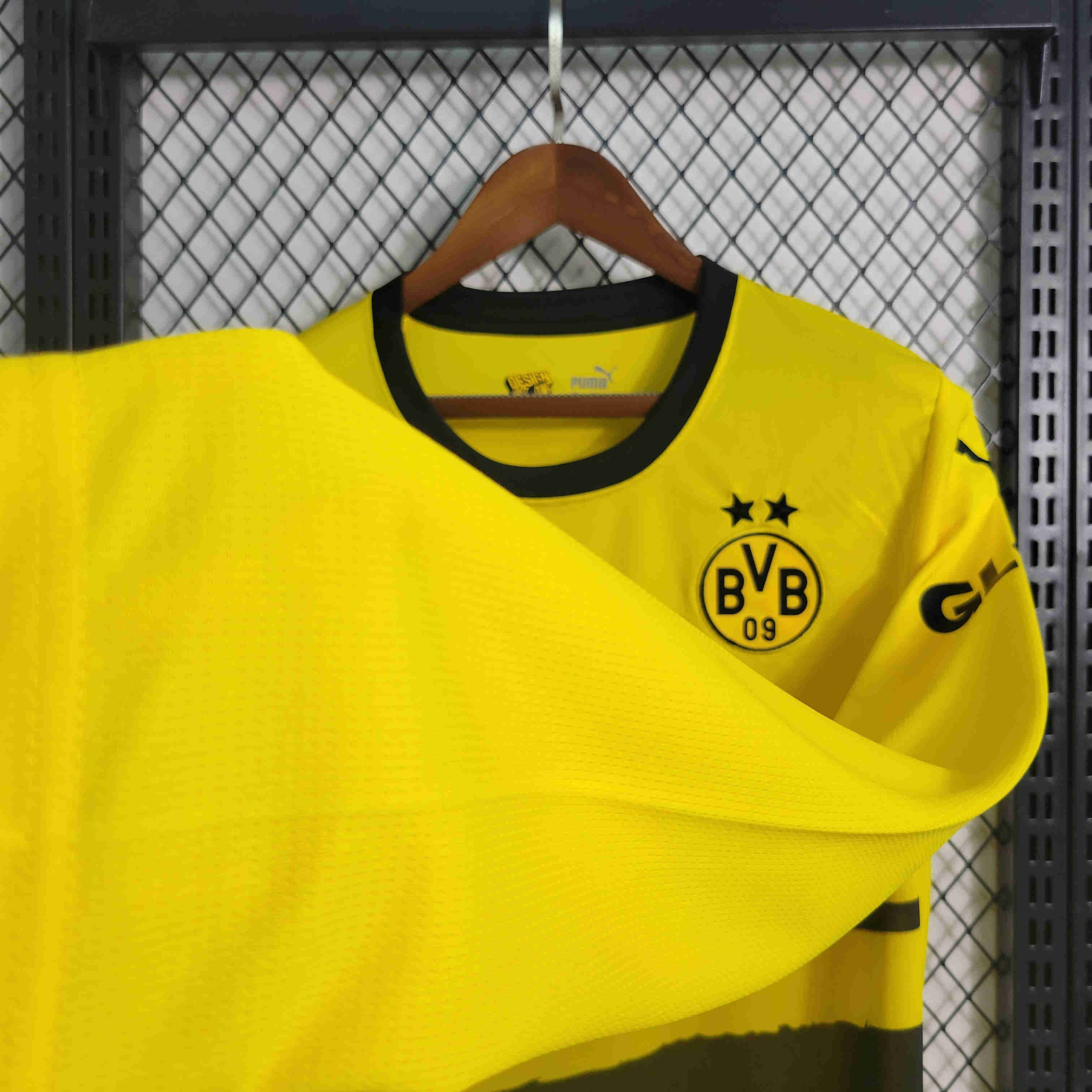Dortmund 23/24 Home Home Long Sleeve Jersey - Fans Version - UnitedFutballJersey