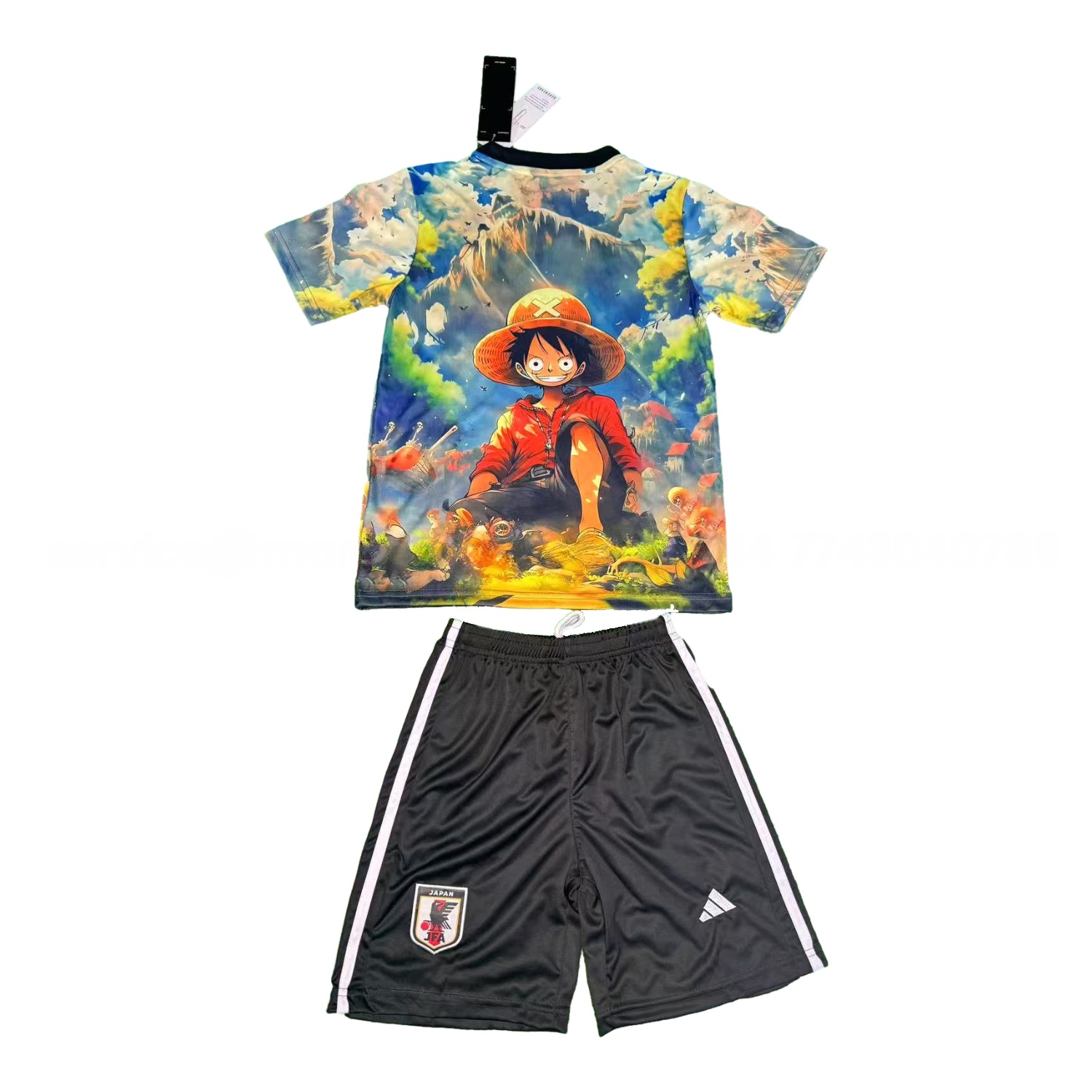 Japan 25-26 Luffy In The Beautiful Scenery Special Kids Kit - UnitedFutballJersey