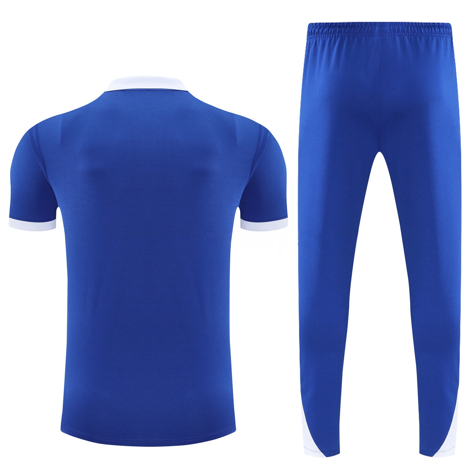 Inter Milan 25-26 POLO Short-Sleeve Training Set - Blue Top and Pants - UnitedFutballJersey