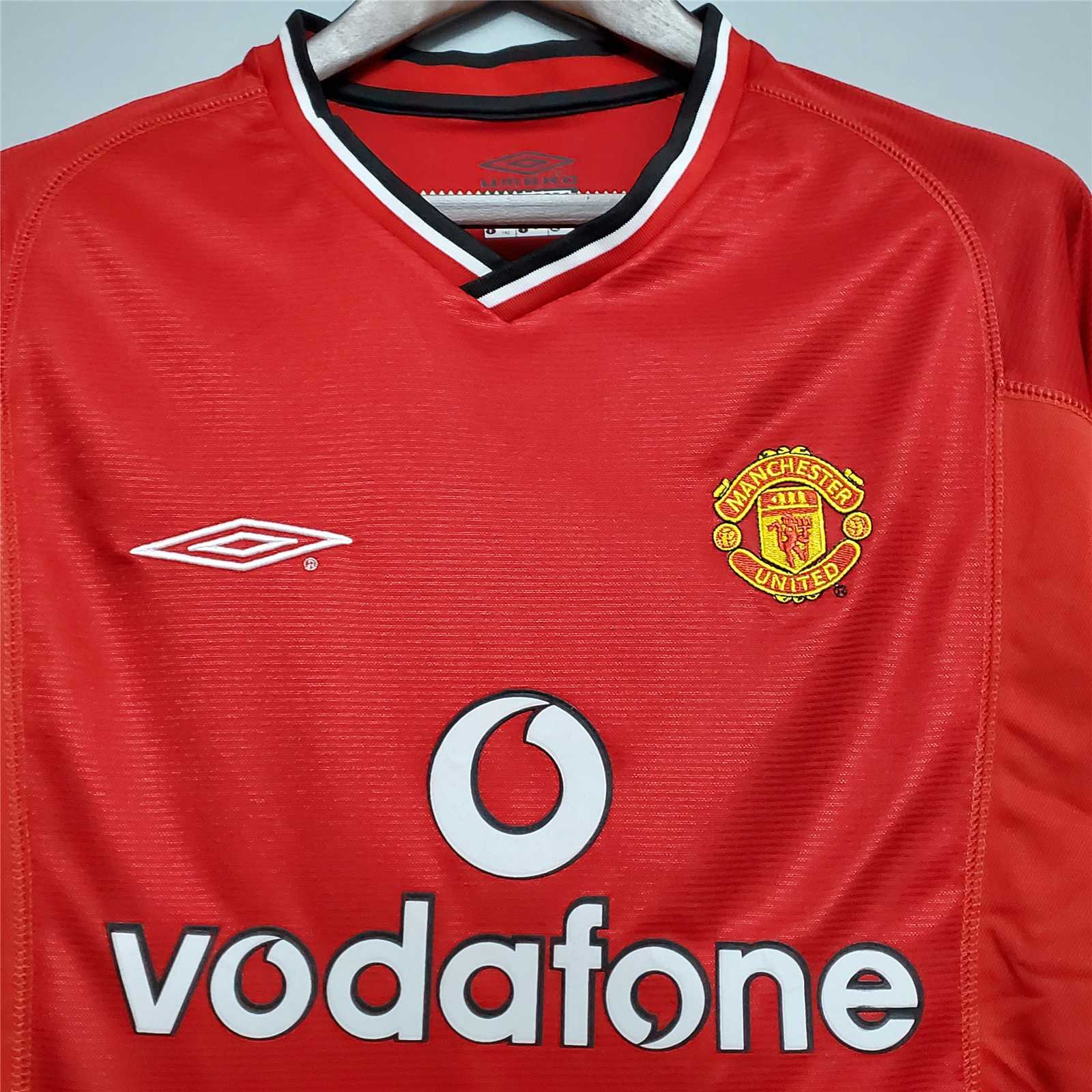 Retro Manchester United 00-02 Home Jersey - UnitedFutballJersey