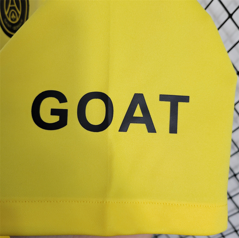 Paris Saint-Germain PSG 23-24 Yellow Training Jersey Football - Fans Version - UnitedFutballJersey