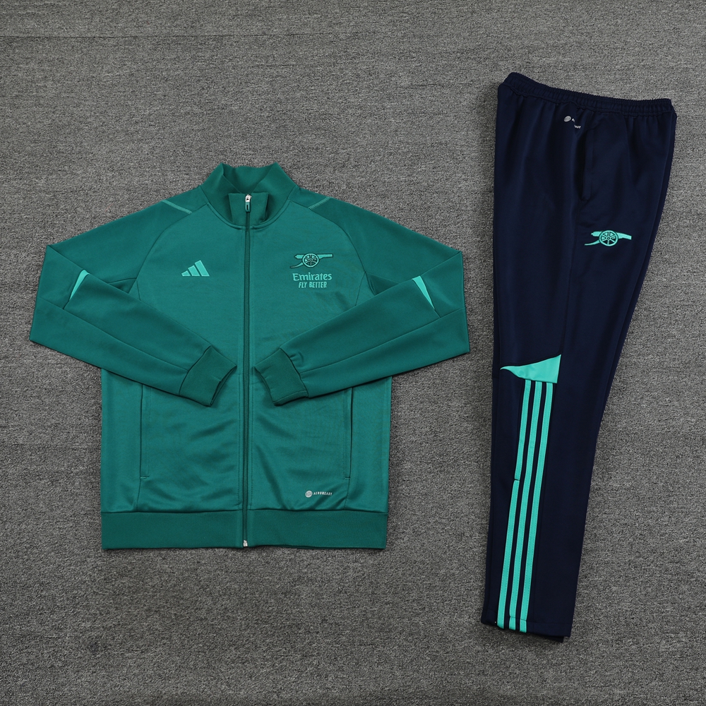 Arsenal 23-24 Jacket Training Tracksuit - Green - UnitedFutballJersey