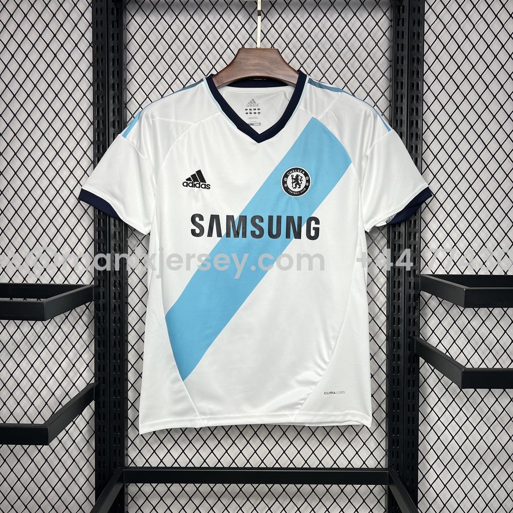 Retro C.H.E.L.S.E.A 2012-13 Away White Jersey - UnitedFutballJersey