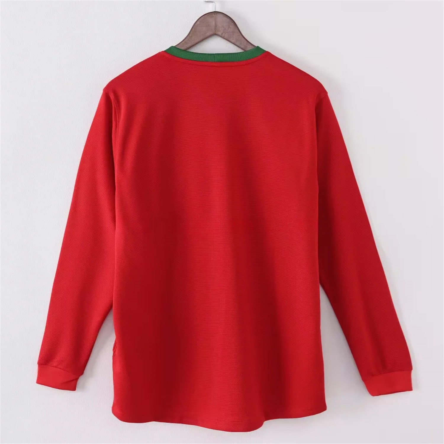 Retro Portugal 2012 Home Long Sleeves Jersey - UnitedFutballJersey