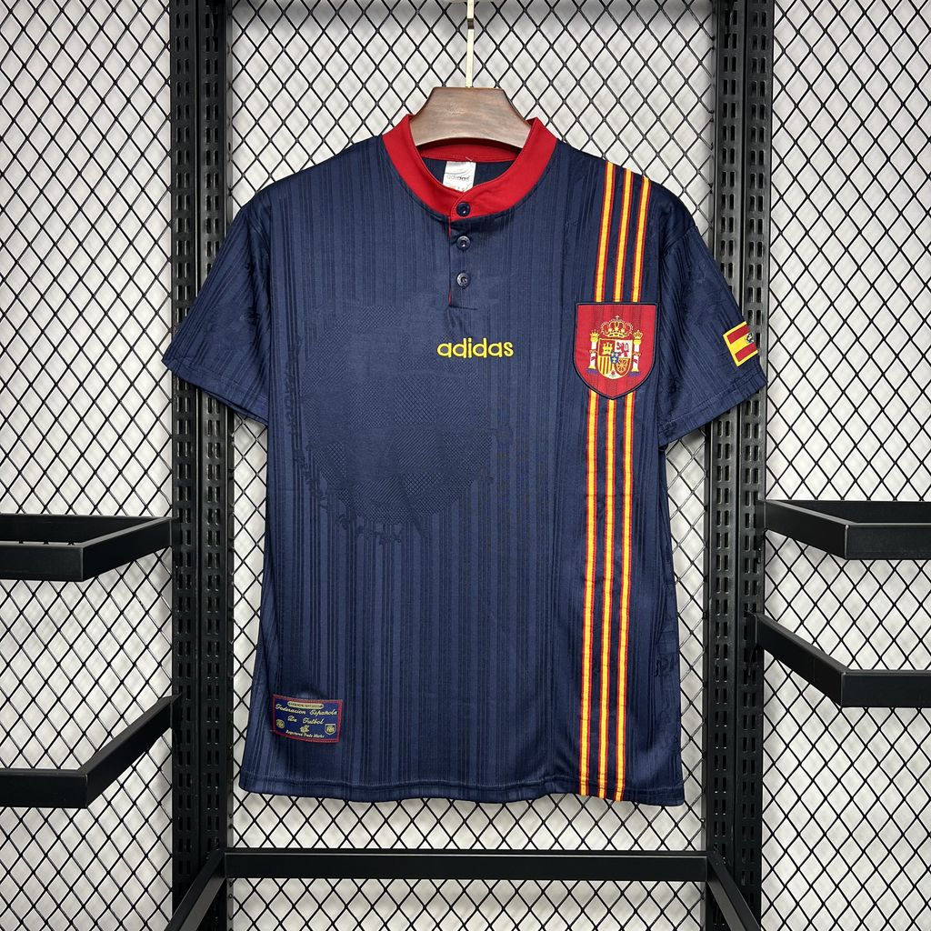 Retro Spain 1996 Away Jersey - UnitedFutballJersey