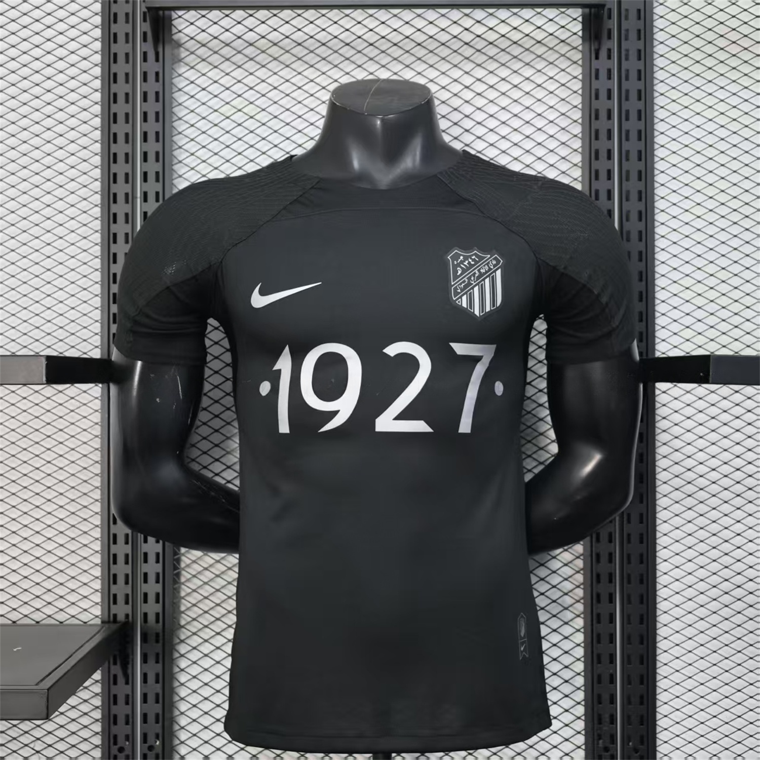Al Ittihad Jeddah United 25-26 Silver 1927 Anniversary Black Jersey - Player Version - UnitedFutballJersey