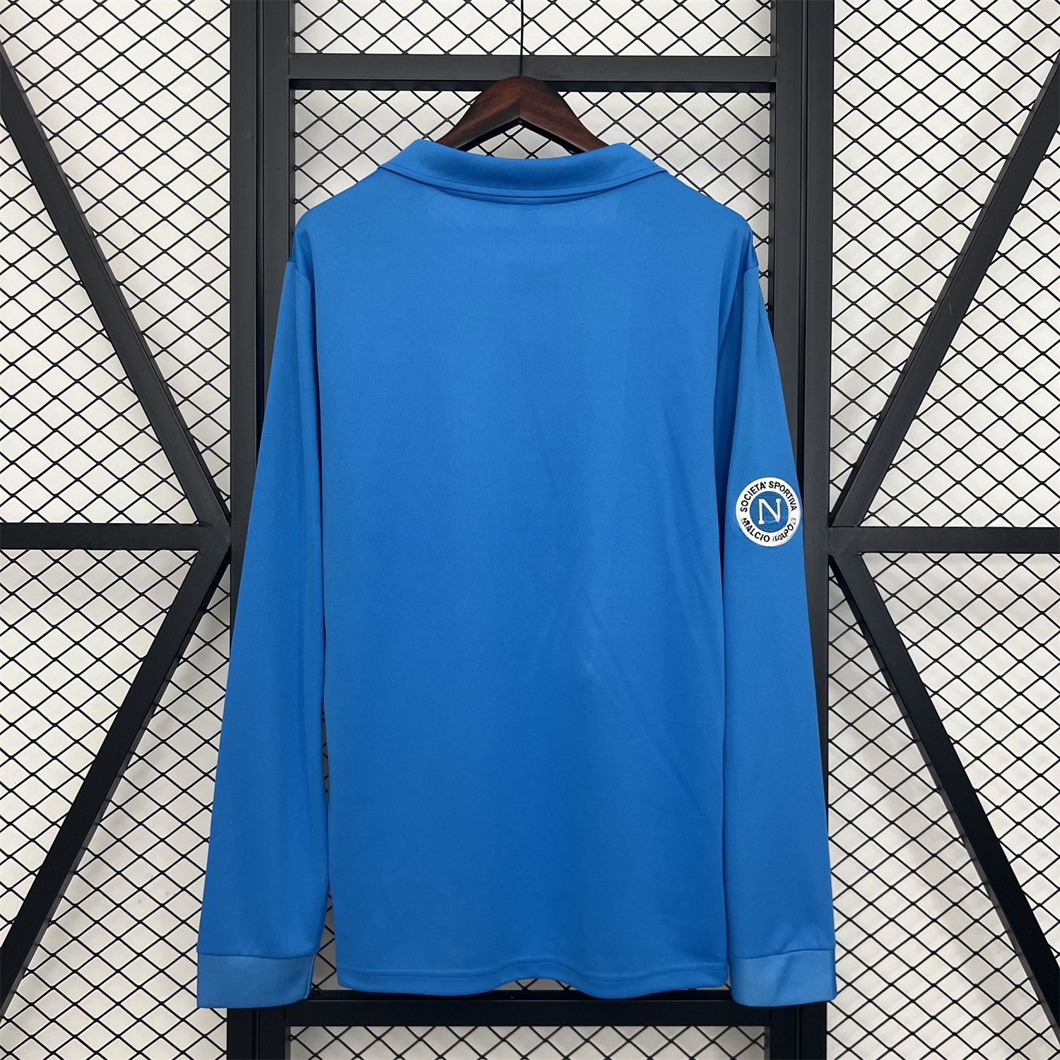 Retro Napoli 1987-88 Home Long Sleeves Jersey - UnitedFutballJersey