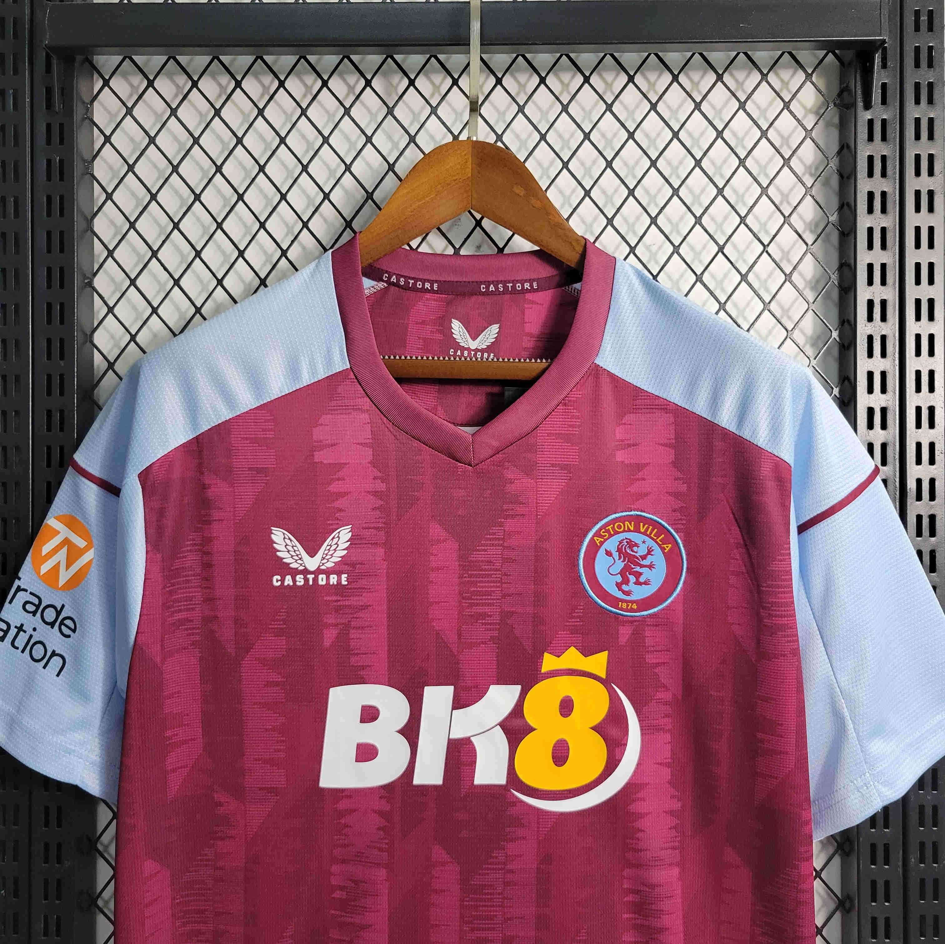Aston Villa 23-24 Home Jersey - Fans Version - UnitedFutballJersey