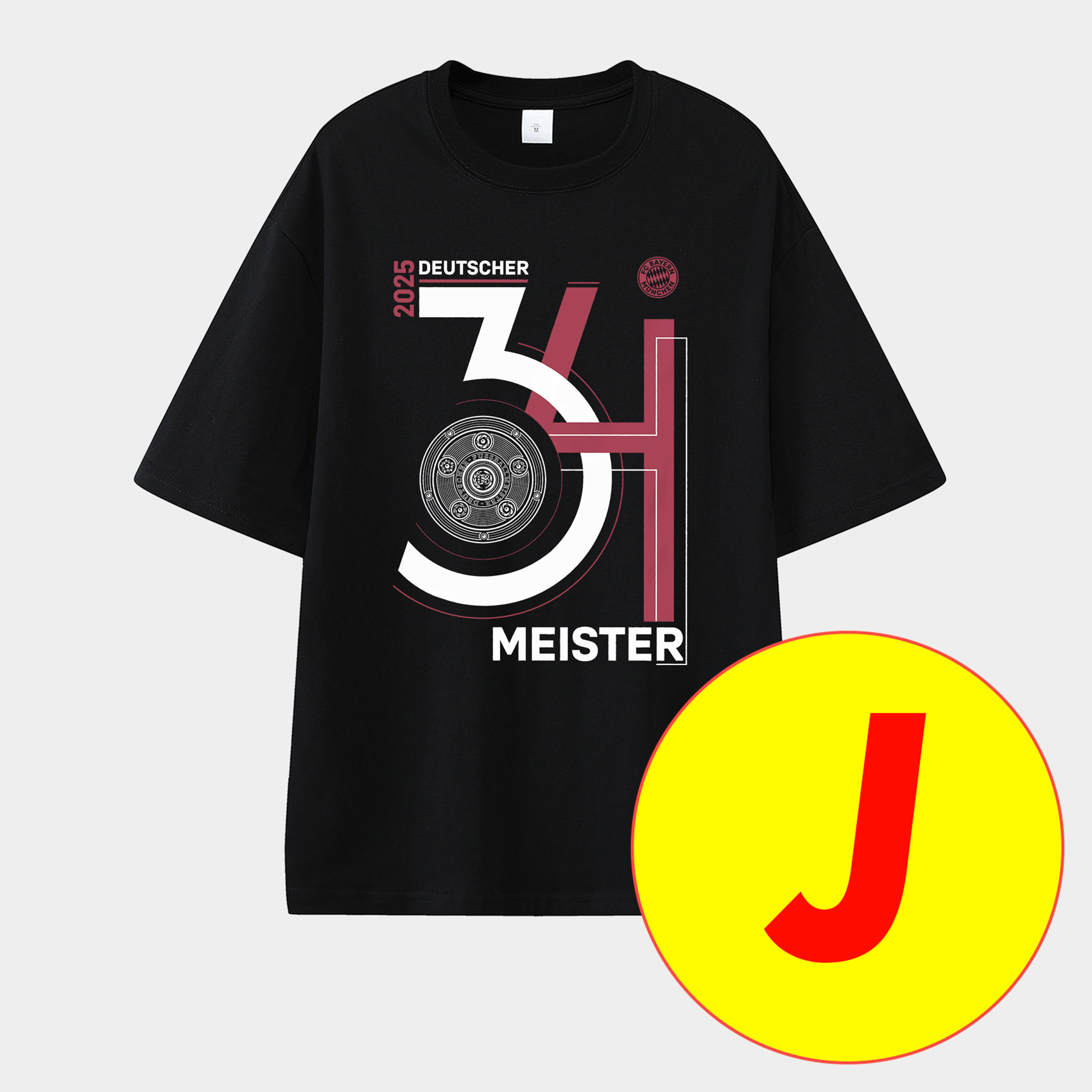 Bayern Munich Bundesliga Champions Deutscher Meister 2025 Unisex Pure Cotton T-shirt - UnitedFutballJersey