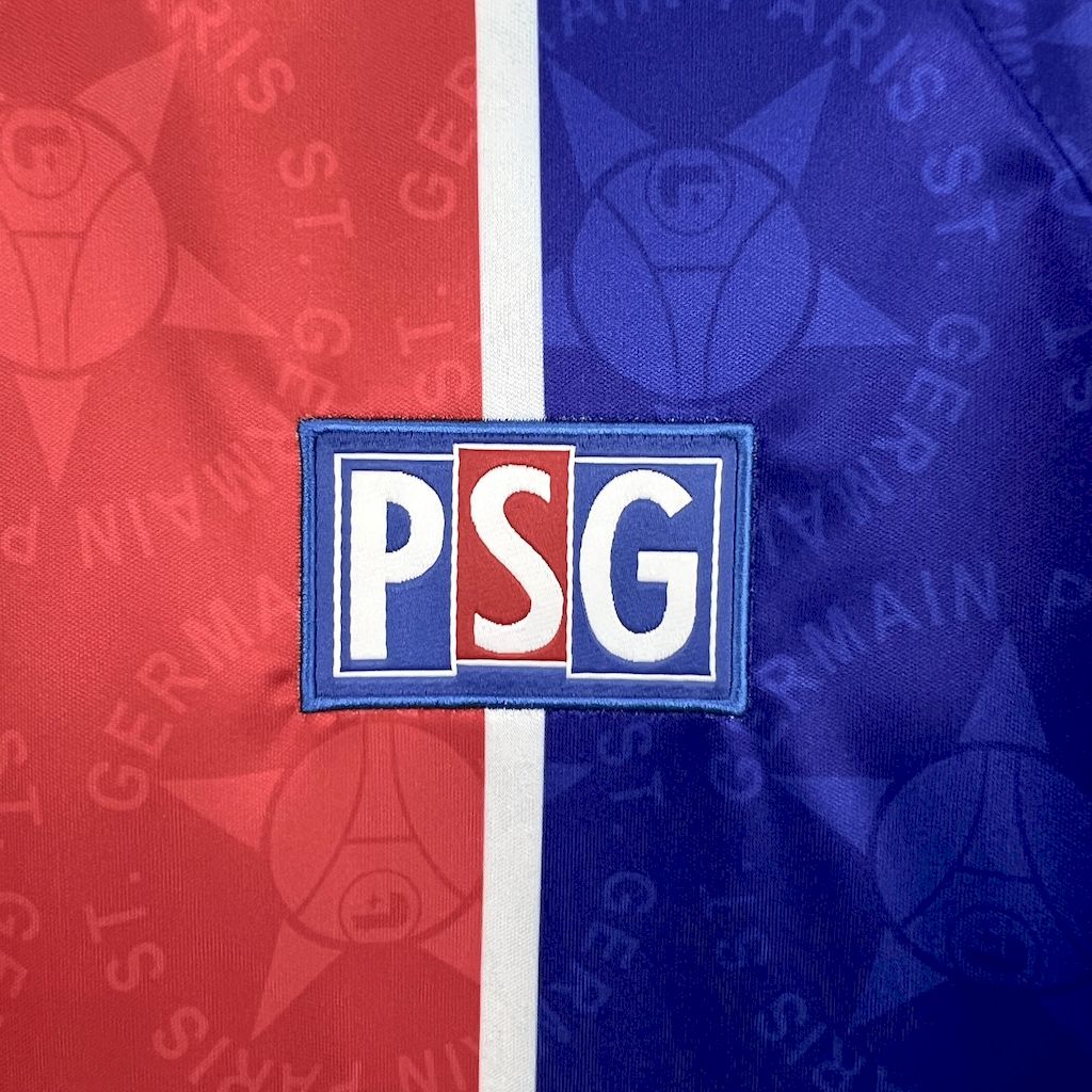 Retro Paris Saint-Germain PSG 1994-95 Home Unsponsored Jersey - UnitedFutballJersey
