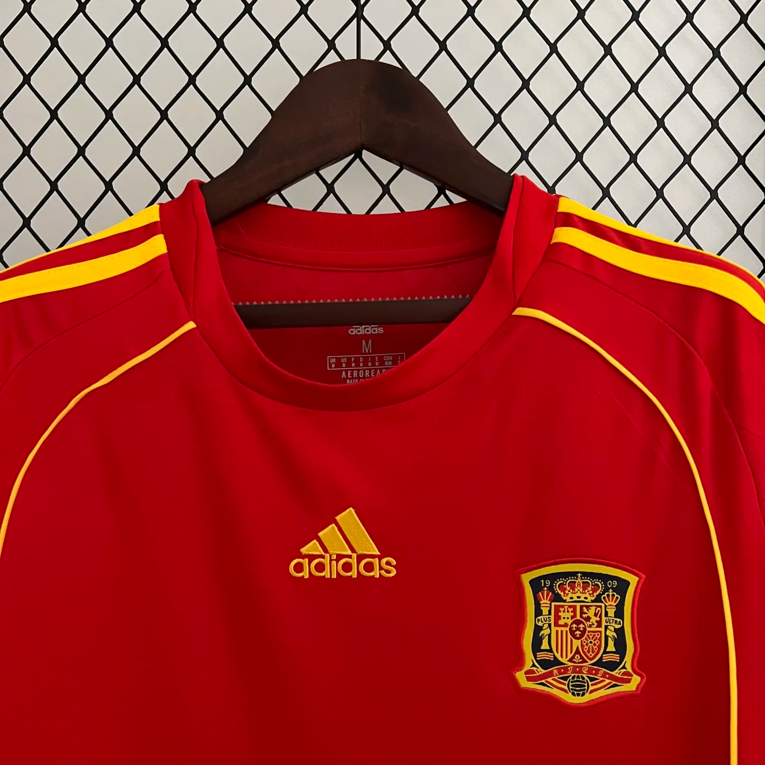 Retro Spain 2008 Home Stadium Jersey - UnitedFutballJersey