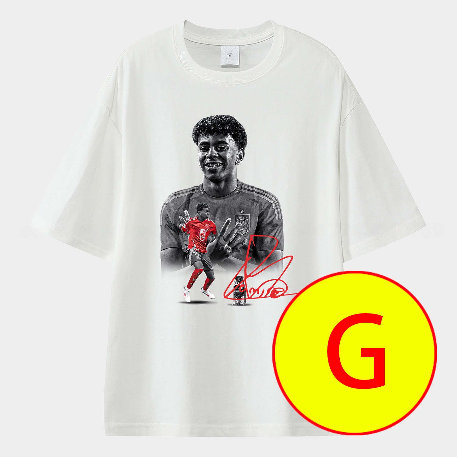 LAMINE YAMAL - Barcelona No. 10 Legend Continues 2025 Unisex Pure Cotton T-shirt - UnitedFutballJersey