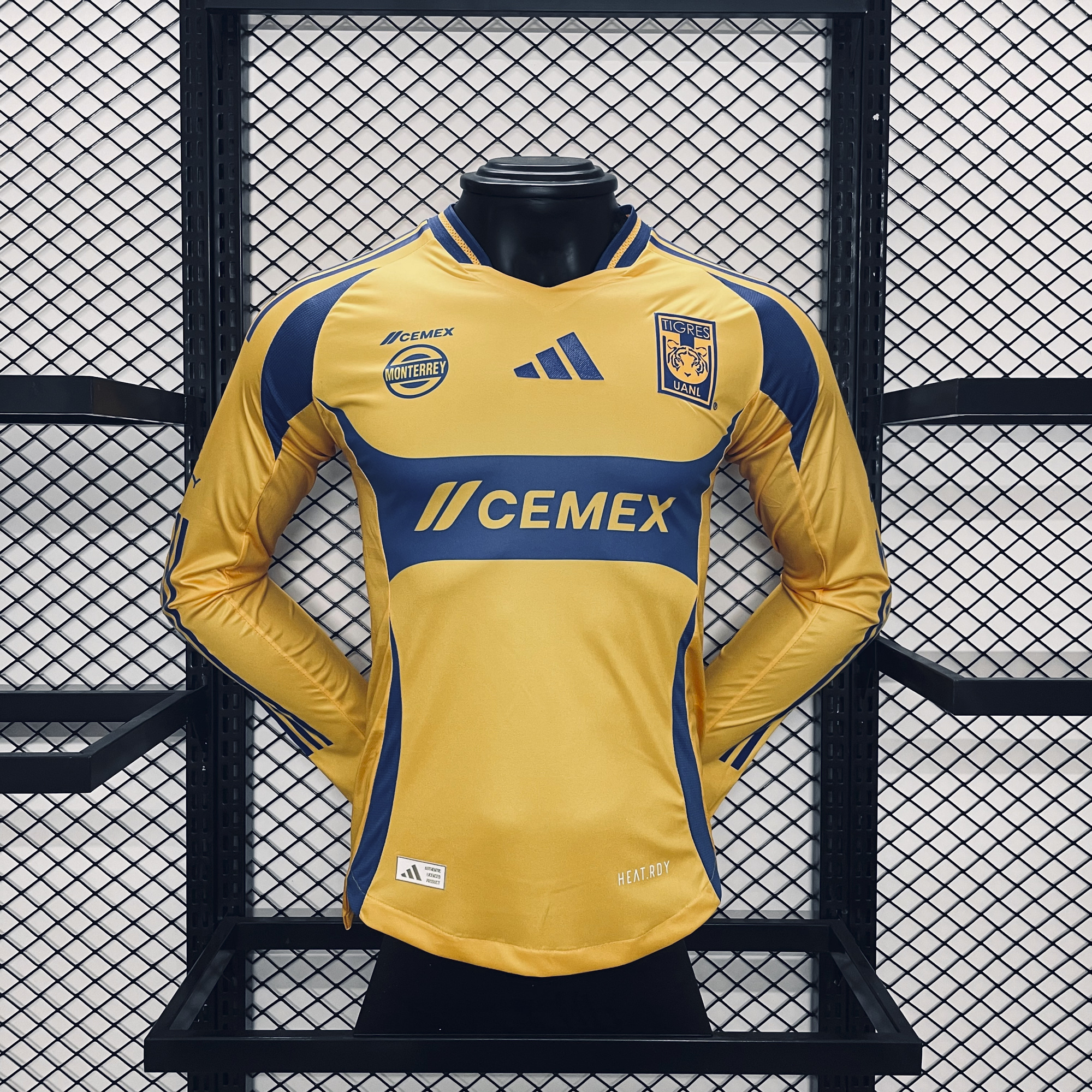 Tigres UANL 24-25 Home Long Sleeves Jersey - Player Version - UnitedFutballJersey