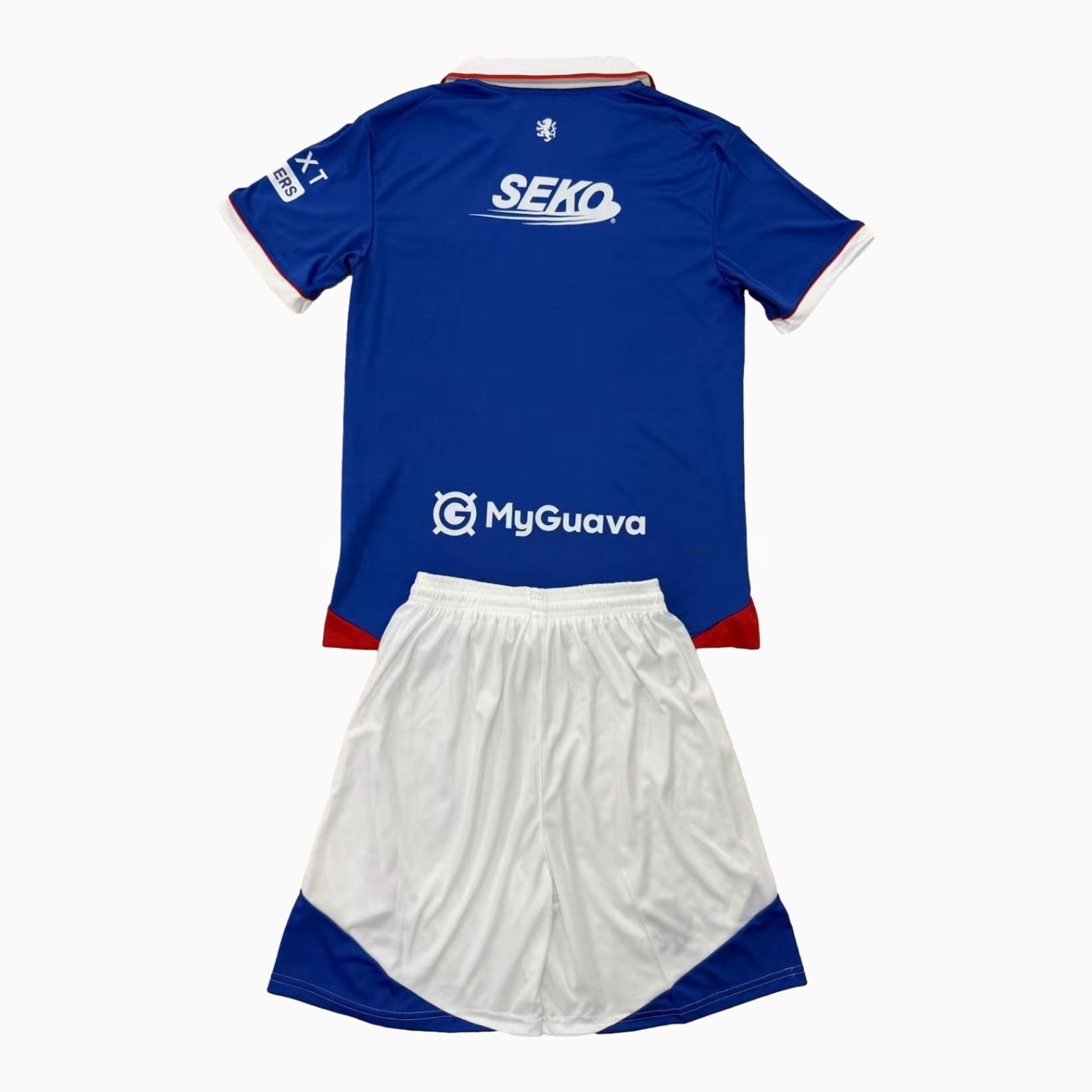 Glasgow Rangers 25-26 Home Men's Adult Jersey Set - Fans Version - UnitedFutballJersey