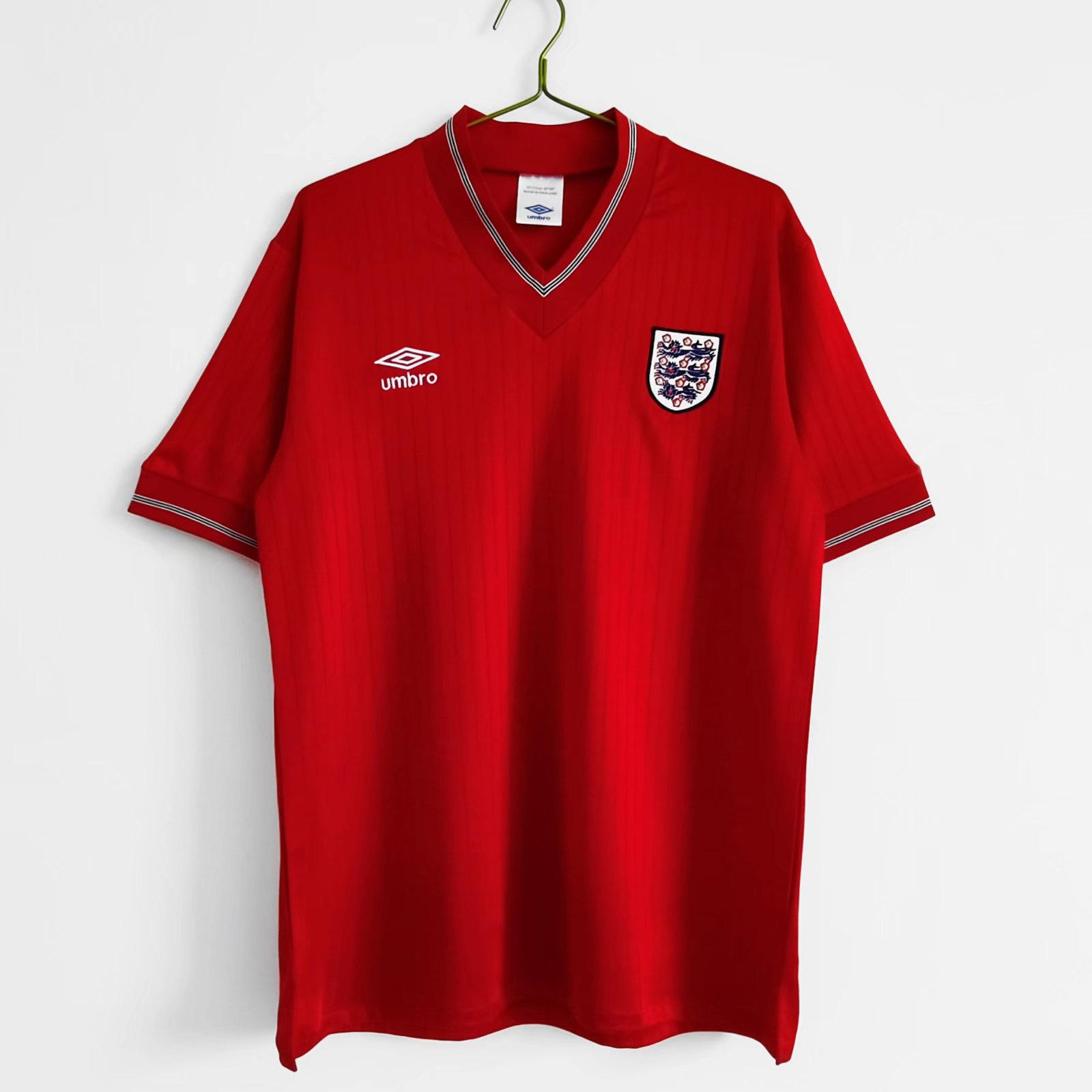 Retro England 1984-87 Away Stadium Jersey - UnitedFutballJersey