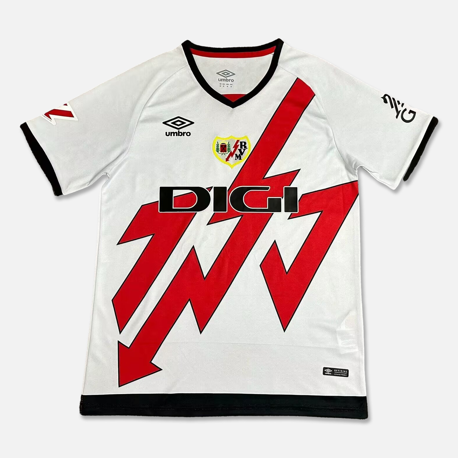 Rayo Vallecano 24-25 Home Jersey - Fans Version - UnitedFutballJersey