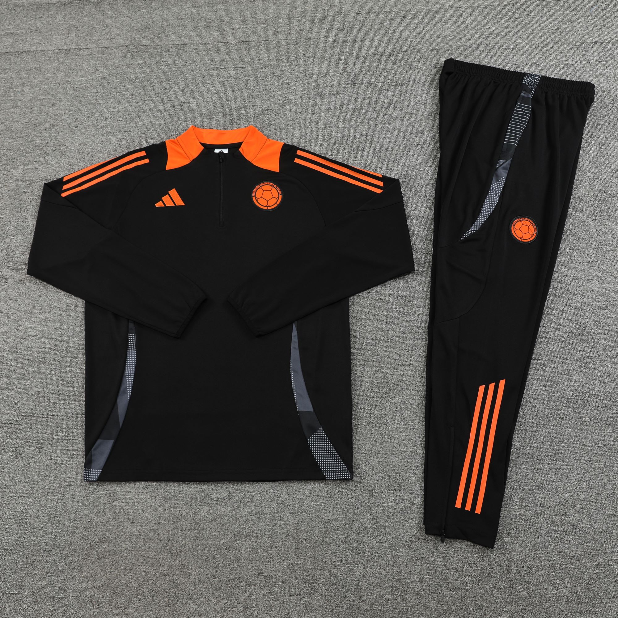 Colombia 2024 Long Sleeve Training Set - Black - UnitedFutballJersey