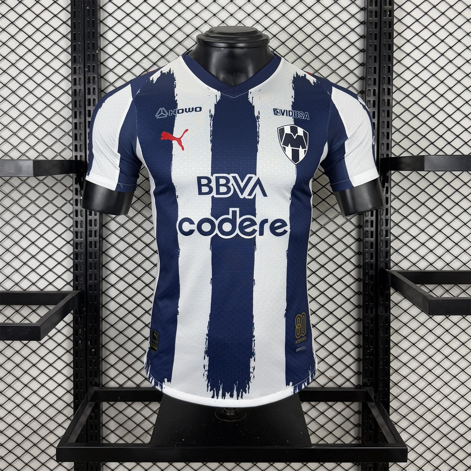 Rayados Monterrey 25-26 Home Stripes Jersey - Player Version - UnitedFutballJersey