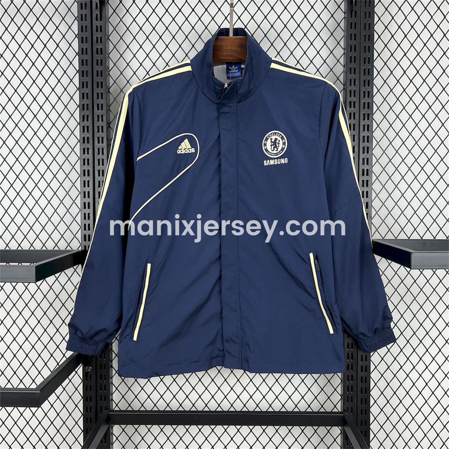 Retro C.H.E.L.S.E.A 2012-13 Player Windbreaker - Blue - UnitedFutballJersey