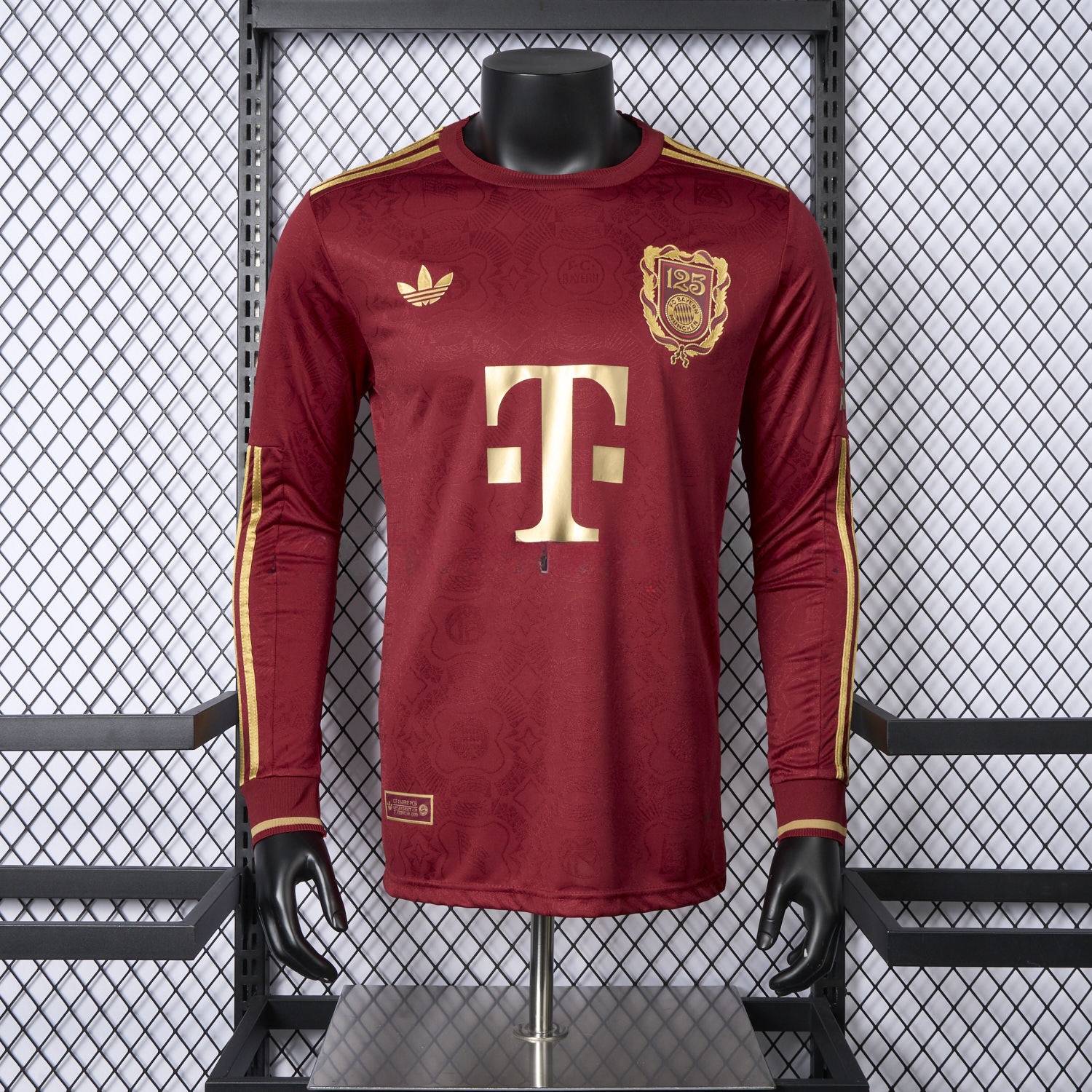 Bayern Munich 2025 125th Anniversary Long Sleeves Jersey - Player Version - UnitedFutballJersey