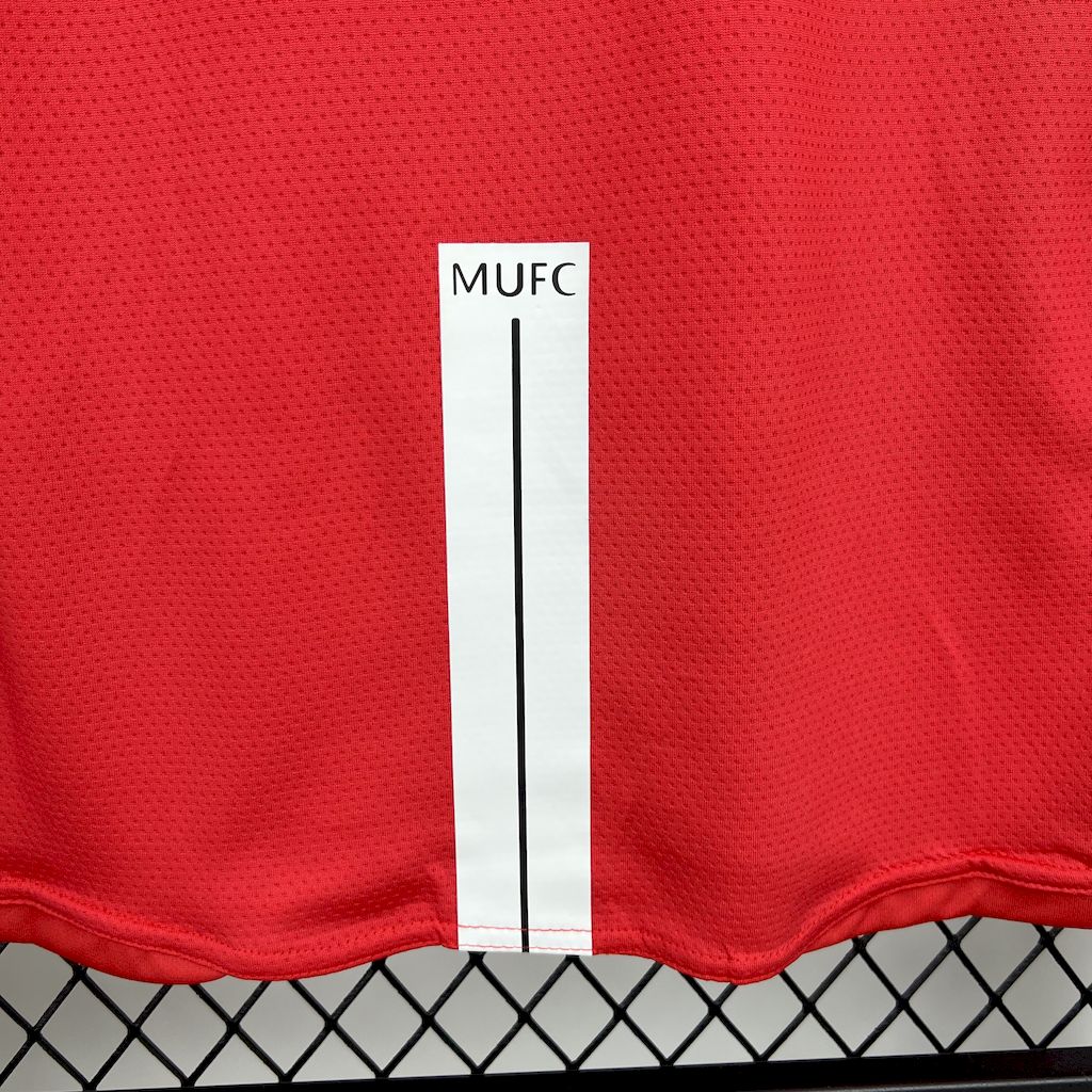 Retro Manchester United 07-08 Champions League Final Home Long Sleeve Jersey - UnitedFutballJersey