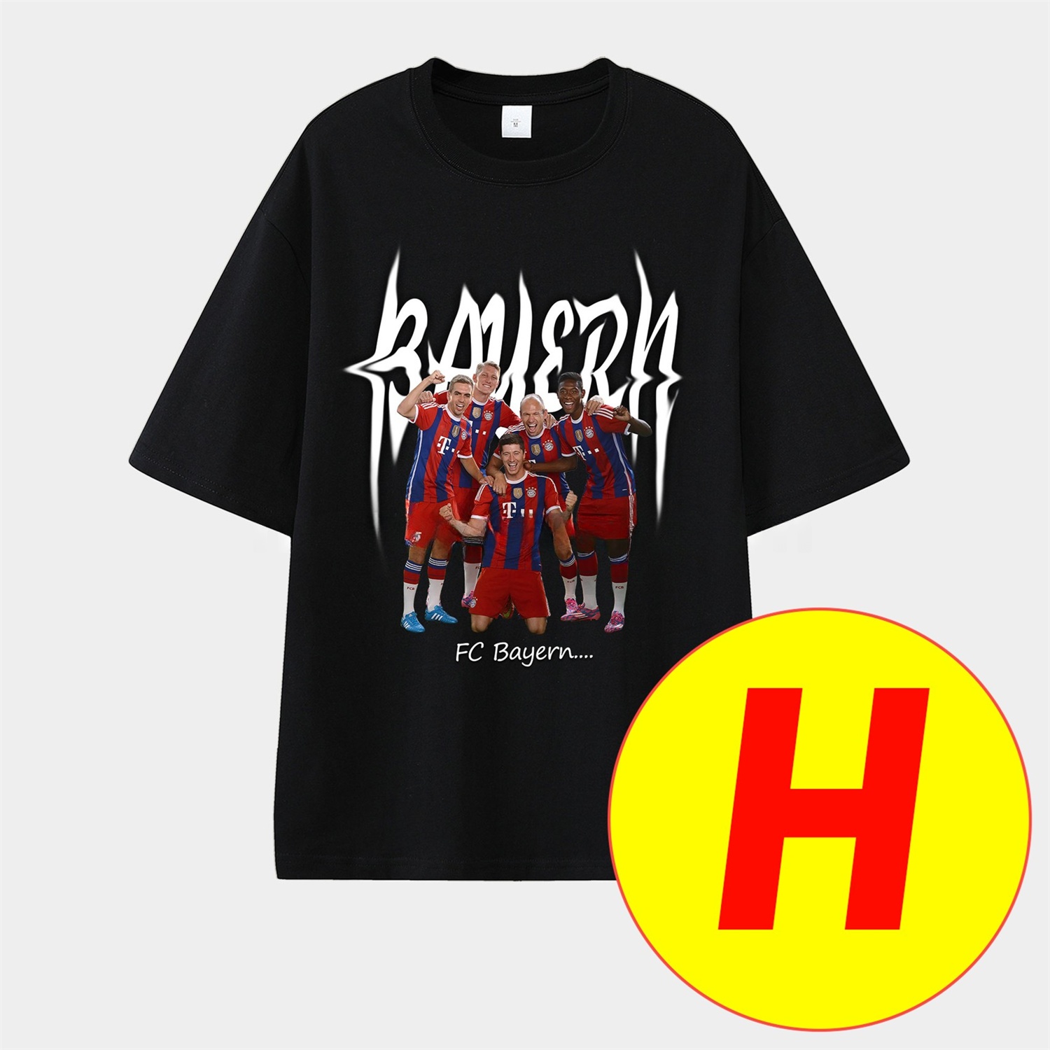 Bayern Munich 2025 125th Anniversary Memory Fragments Unisex Pure Cotton T-shirt - UnitedFutballJersey