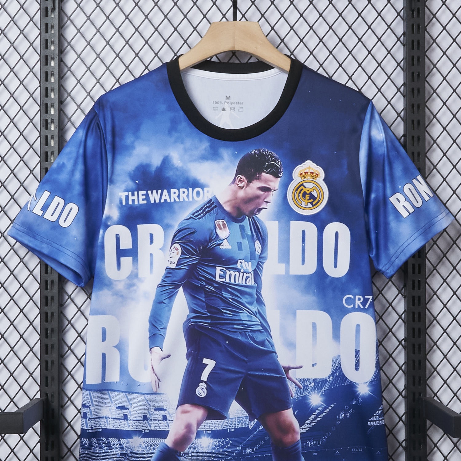 Cristiano Ronaldo Real Madrid 2017-18 Away Career Commemorative Jersey - Fans Version - UnitedFutballJersey