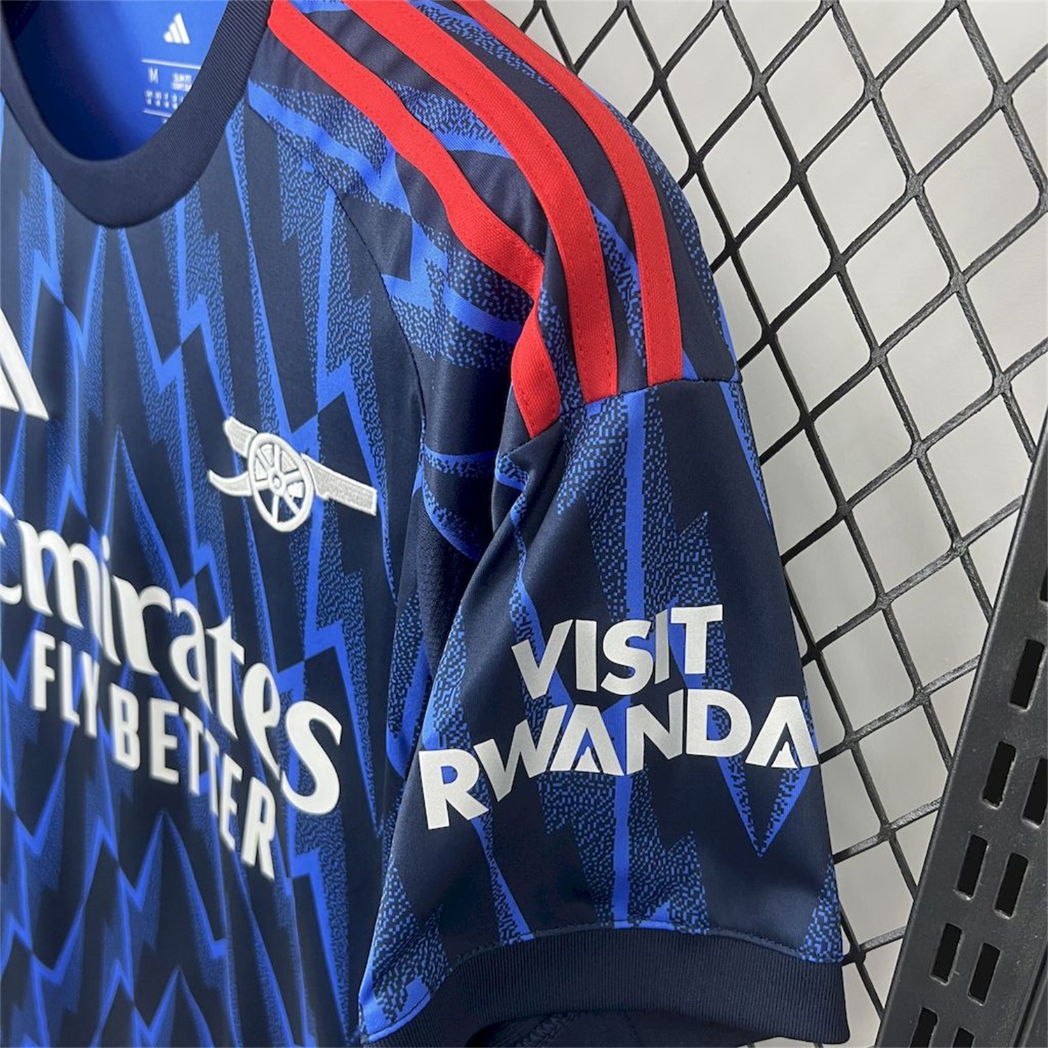 Arsenal 25-26 Away Blue Jersey - Fans Version - UnitedFutballJersey