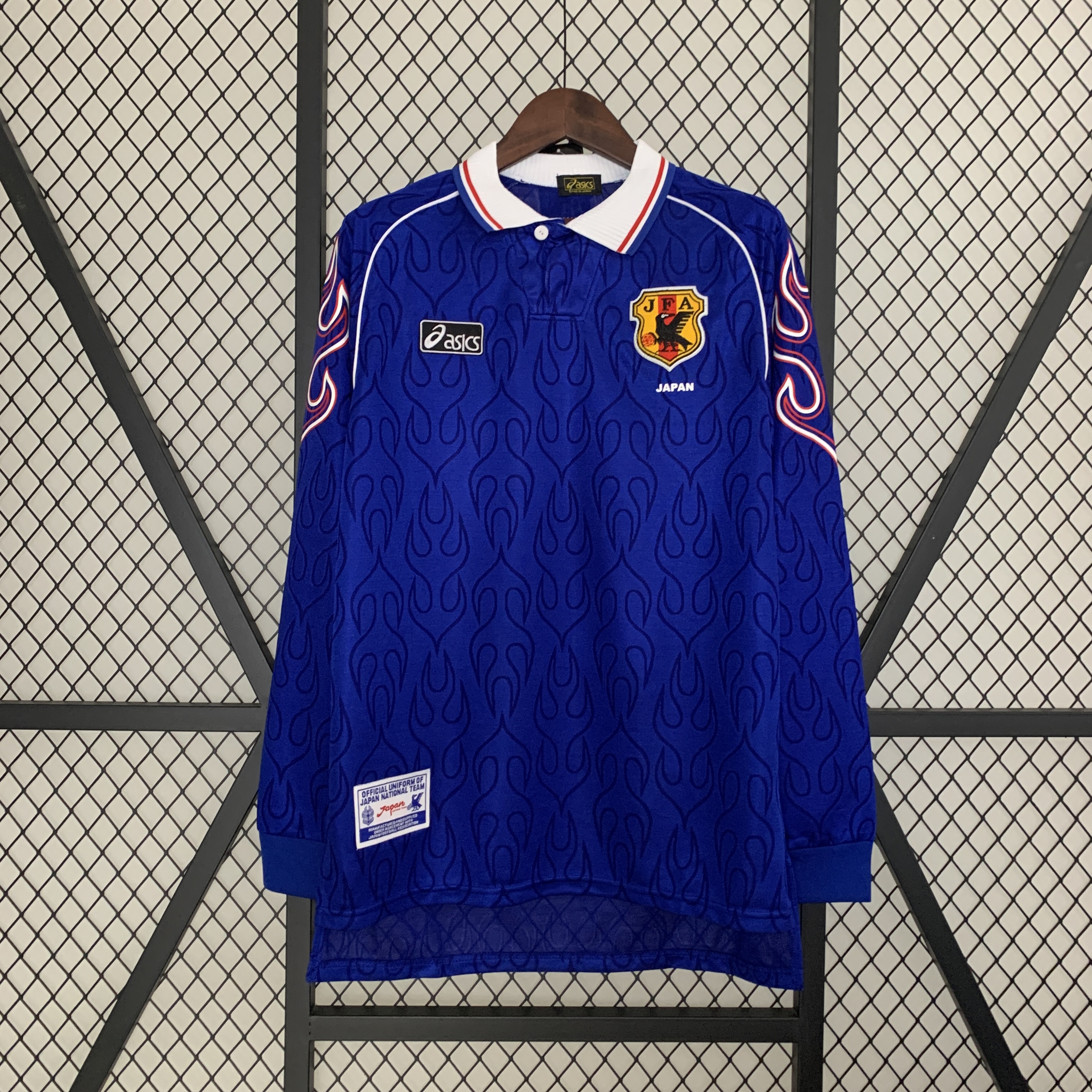 Retro Japan 1998 Home Stadium Long Sleeve Jersey - UnitedFutballJersey