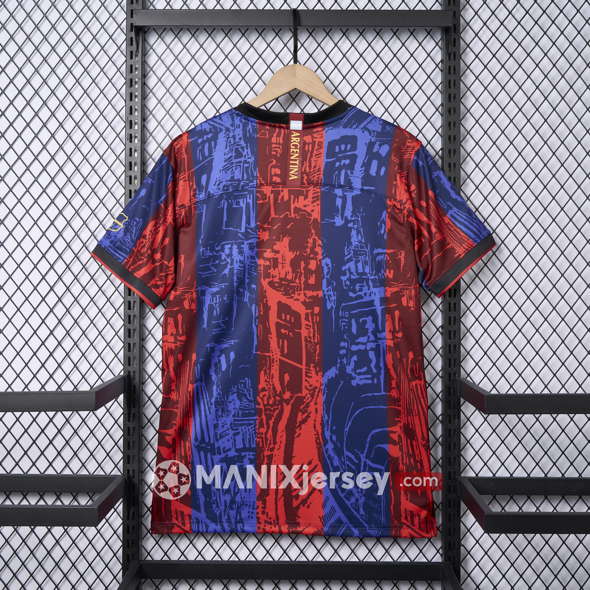 Barcelona 2024-25 COMMA Messi Jersey - Fans Version - UnitedFutballJersey