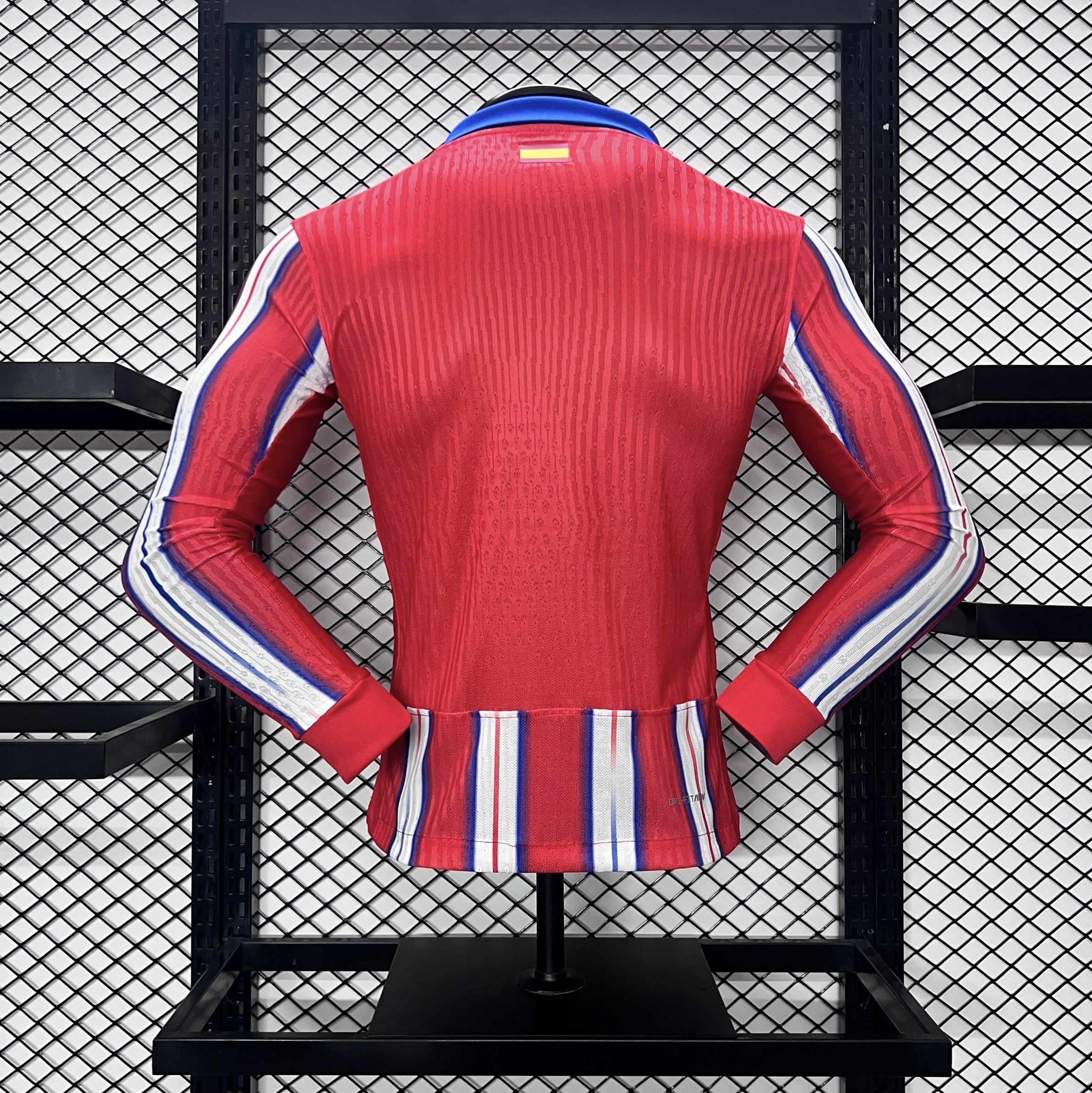 Atletico Madrid 24-25 Home Long Sleeve Jersey - Player Version - UnitedFutballJersey