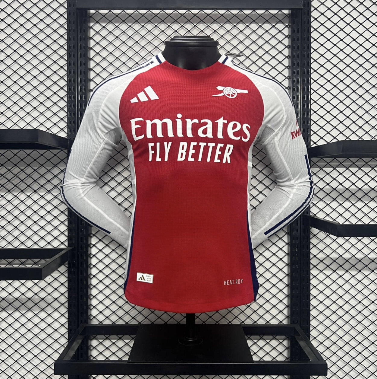 Arsenal 24-25 Home Long Sleeve Jersey - Player Version - UnitedFutballJersey
