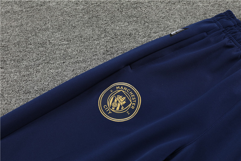 Manchester City 23-24 Jacket Training Tracksuit - Blue - UnitedFutballJersey