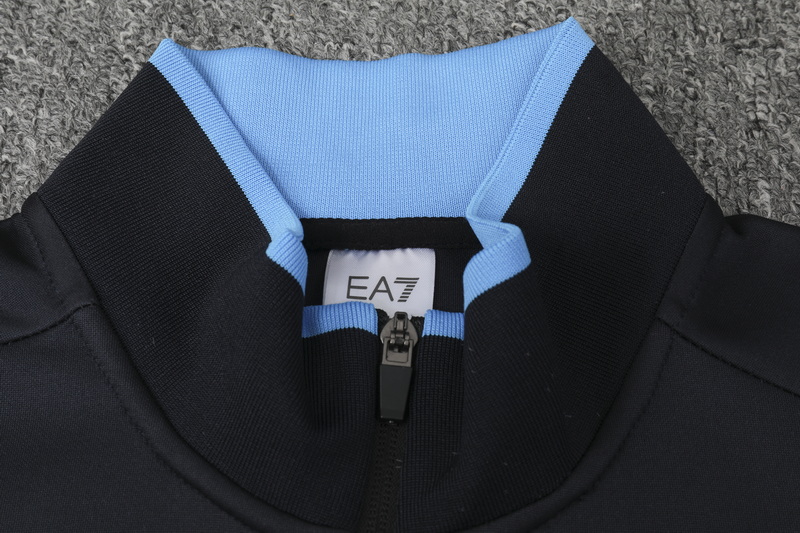 Napoli 23-24 Long Sleeve Training Set - Black - UnitedFutballJersey