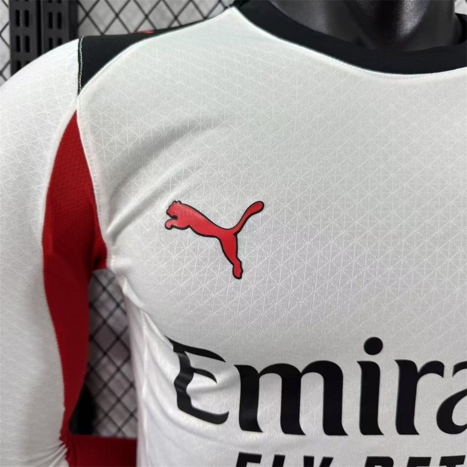 AC Milan 25-26 Away White Long Sleeves Jersey - Player Version - UnitedFutballJersey