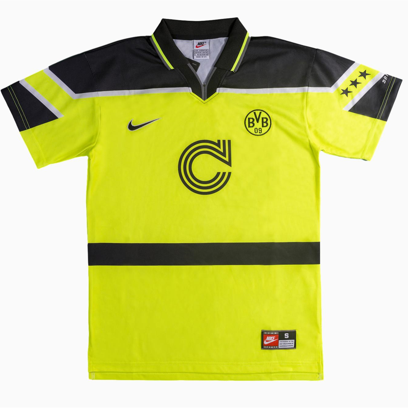 Retro Dortmund 1996-97 Home Champions League Final Jersey - UnitedFutballJersey