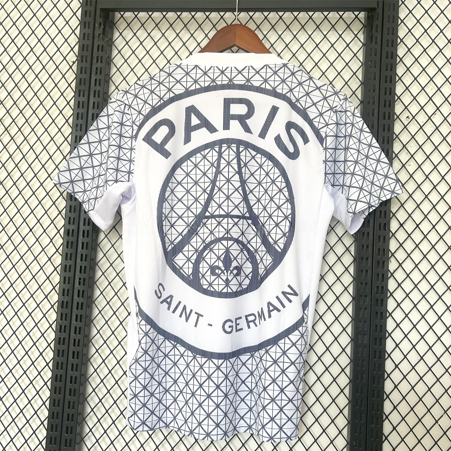 Paris Saint-Germain PSG 25-26 White Pre-Match Training Jersey - Fans Version - UnitedFutballJersey