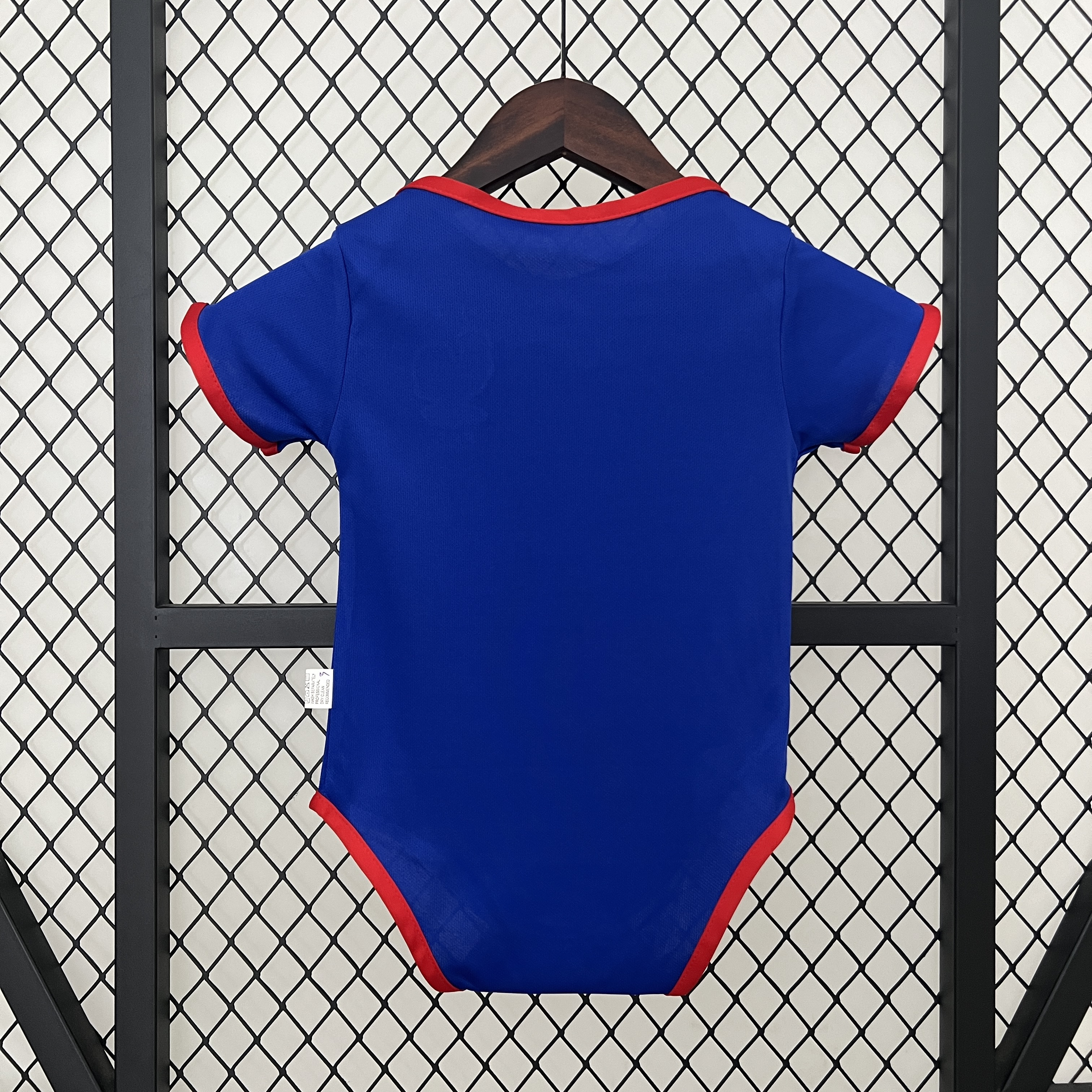 France 2024 Home Baby Crawling Suit - UnitedFutballJersey