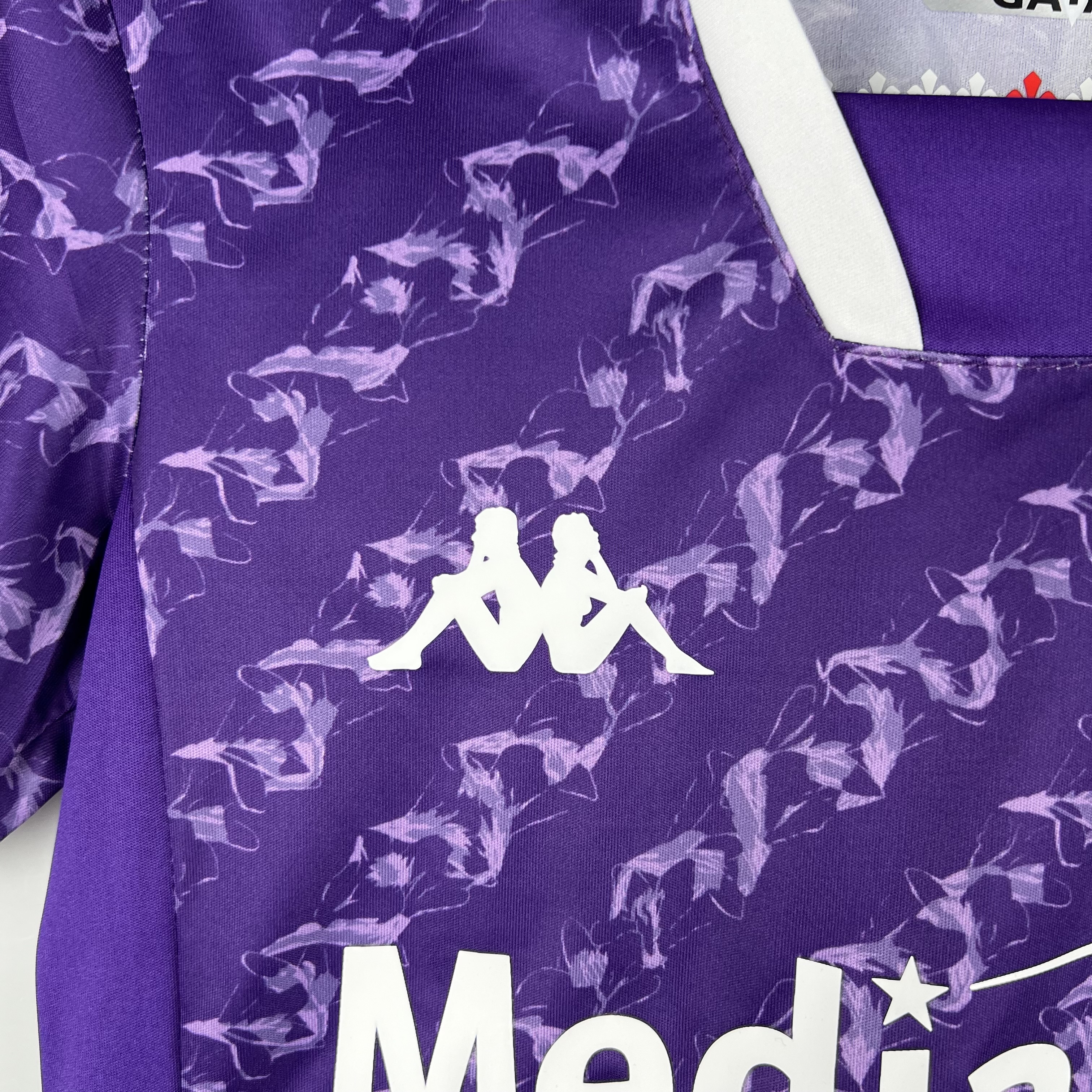 Fiorentina 23-24 Home Stadium Kids Kit - UnitedFutballJersey