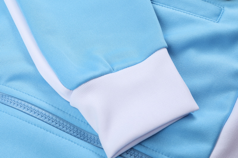 Manchester City 23-24 Jacket Training Tracksuit - Sky Blue - UnitedFutballJersey