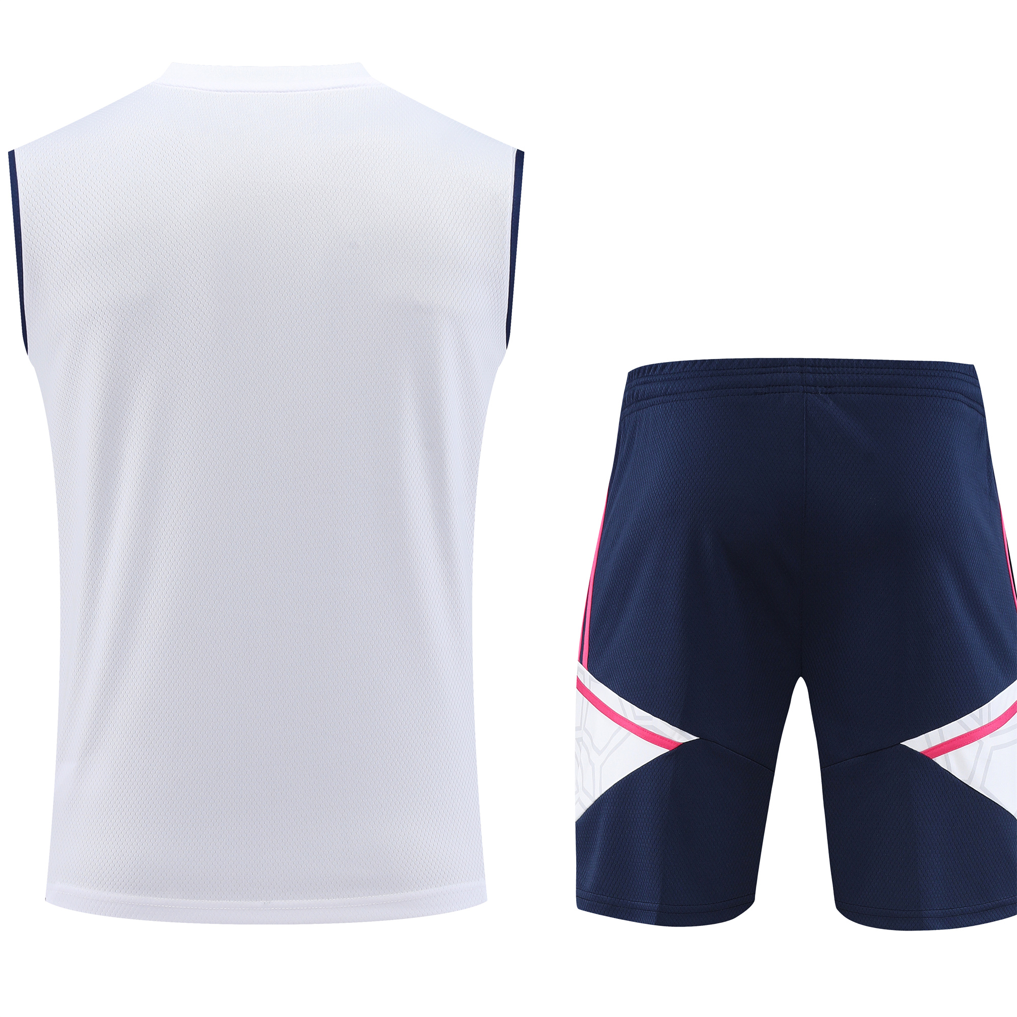 Arsenal 23-24 Player Vest Training Set White Pink - UnitedFutballJersey