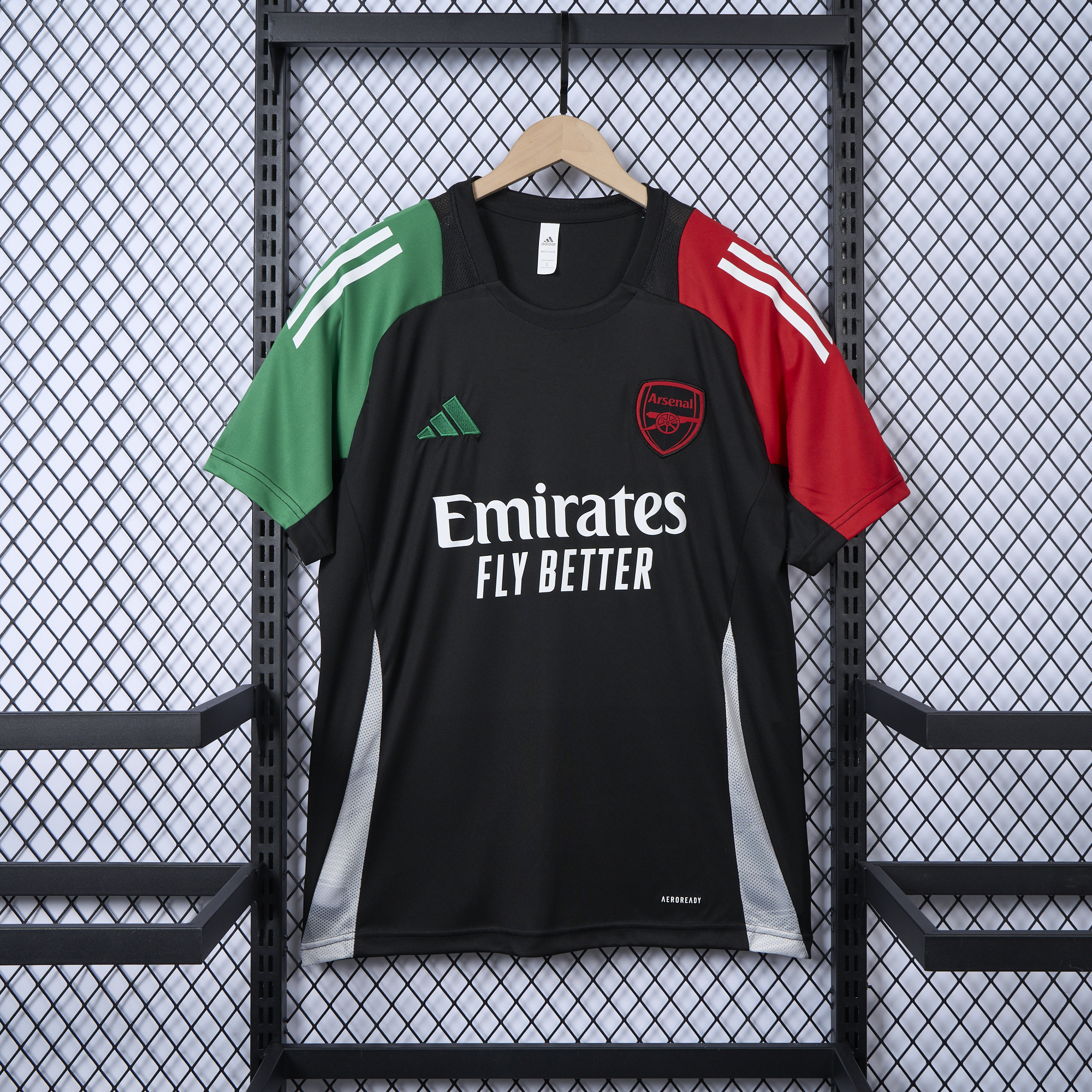 Arsenal 24-25 Black Training Jersey - Fans Version - UnitedFutballJersey