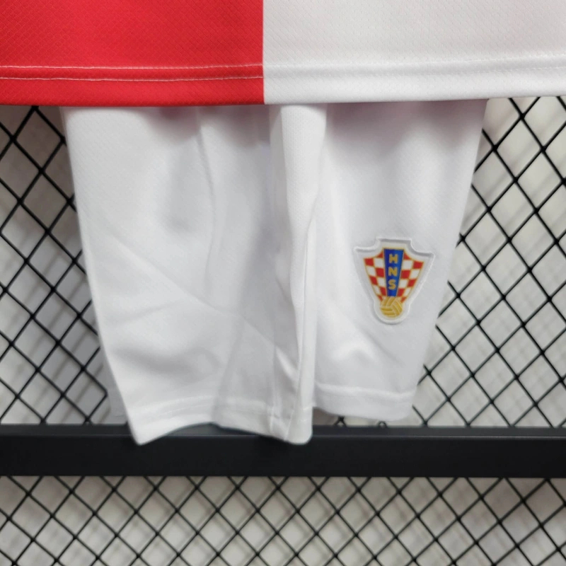 Croatia 2024 Home Stadium Kids Kit - UnitedFutballJersey