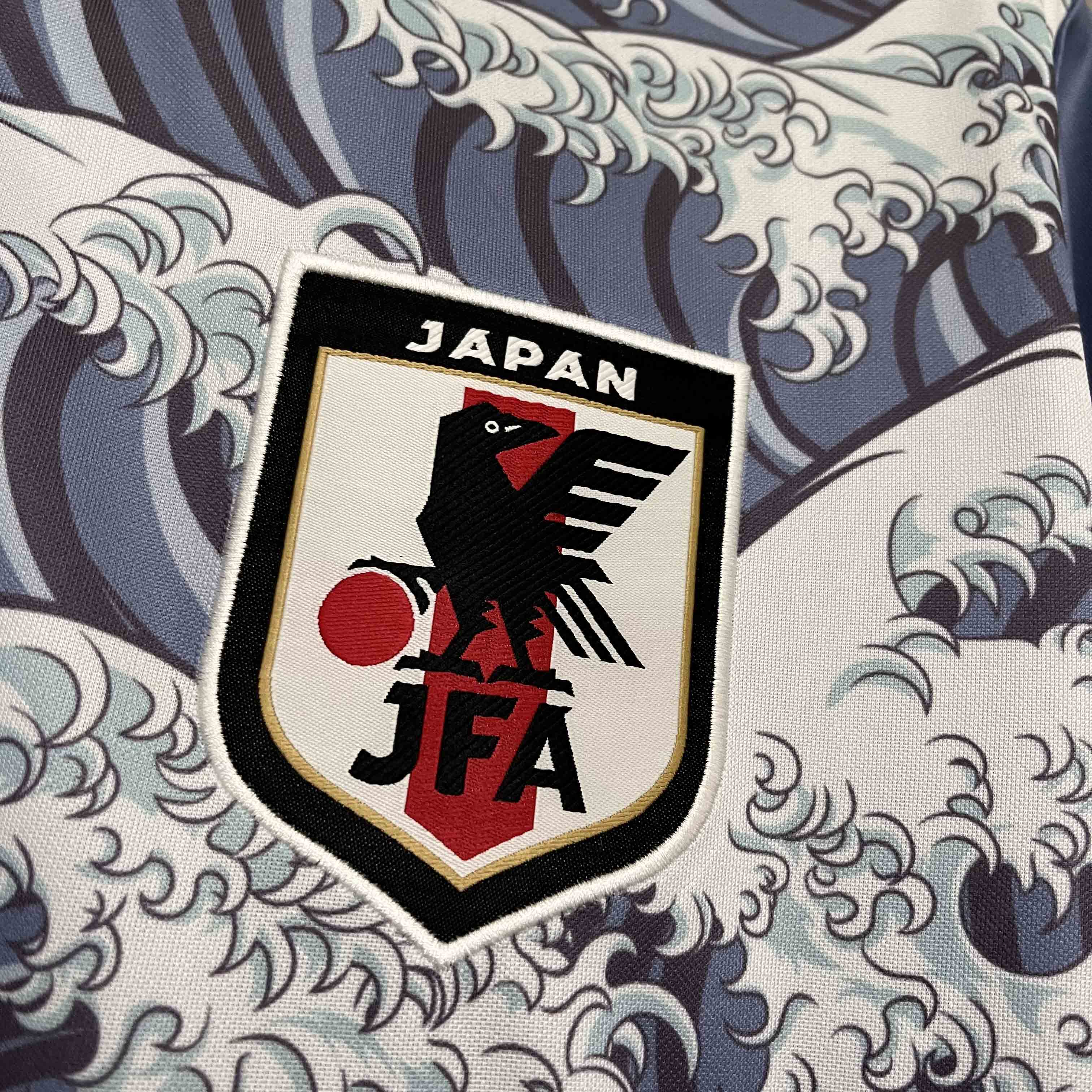 Japan 23-24 White Wave Special Edition Jersey - Fans Version - UnitedFutballJersey